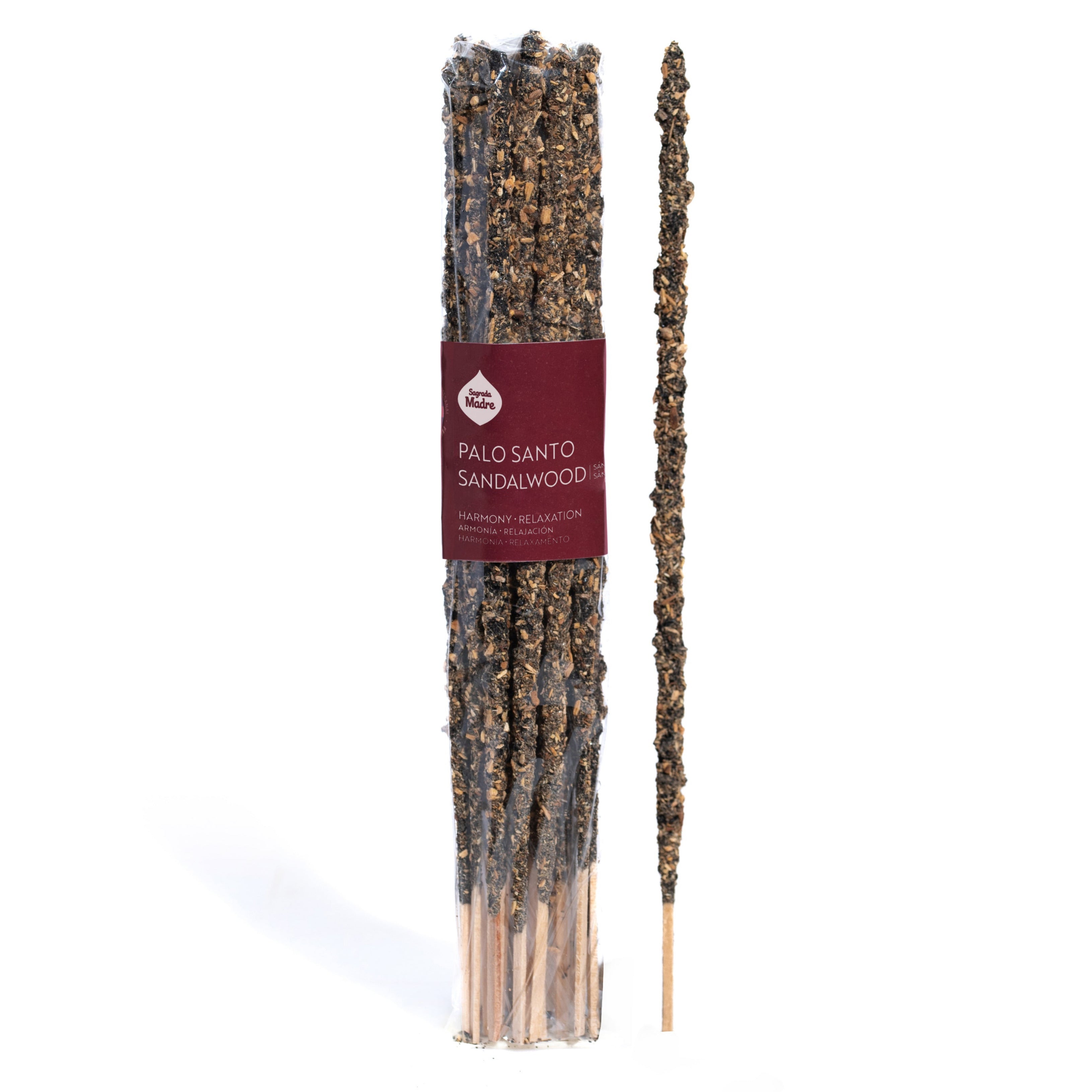 Sagrada Madre - Harmonie & Entspannung - Palo Santo & Sandelholz - Räucherstäbchen - 20 Stk.