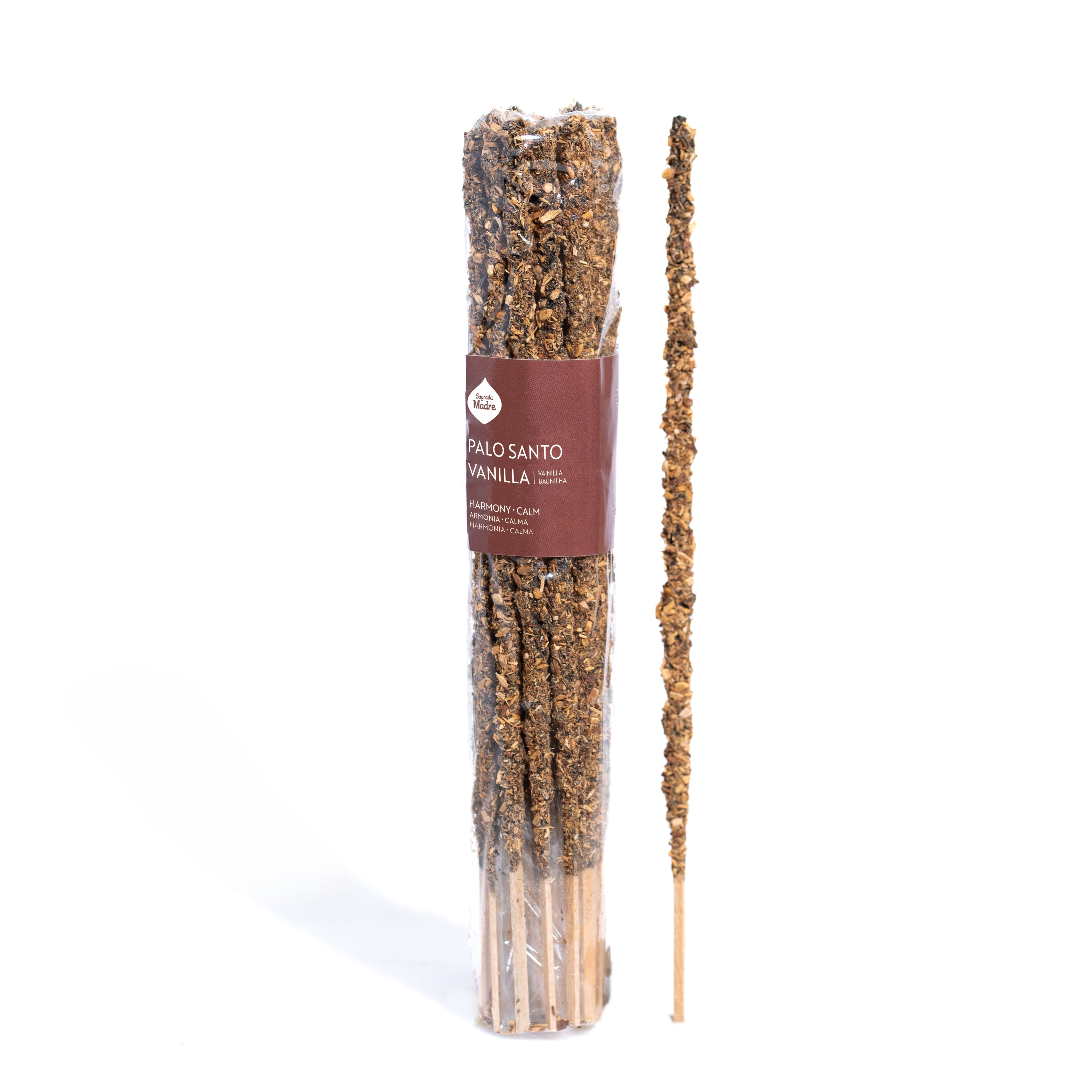 Sagrada Madre - Harmonie & Ruhe - Palo Santo & Vanille - Räucherstäbchen - 20 Stk.
