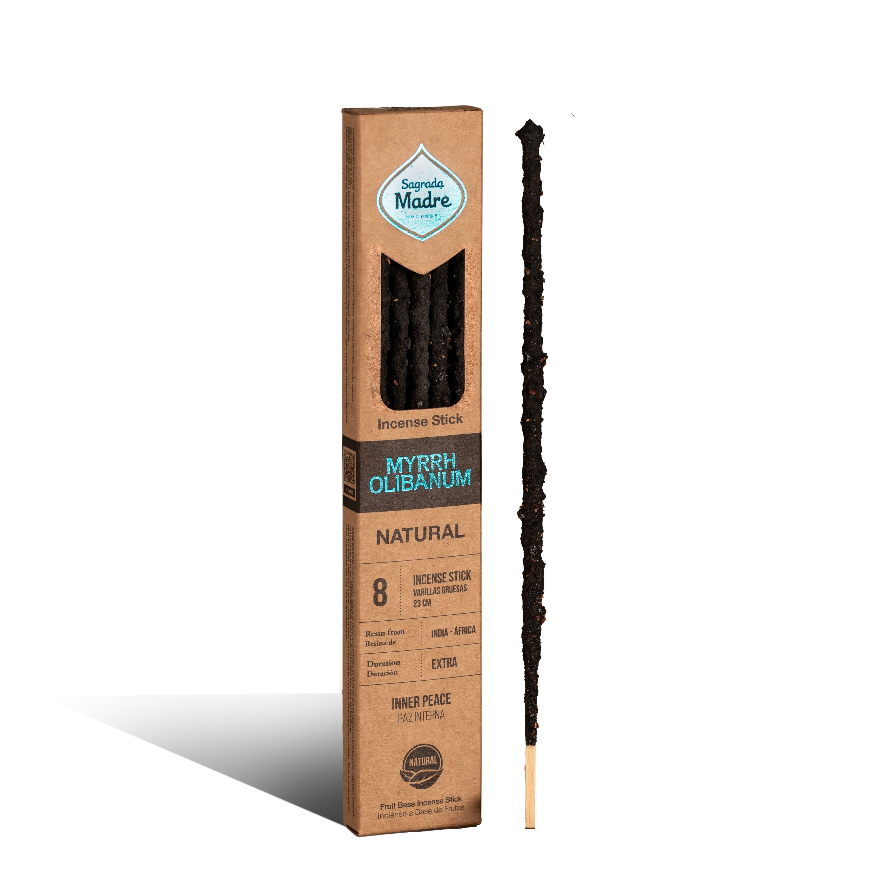 Sagrada Madre - Natural - Myrrhe & Weihrauch - Räucherstäbchen