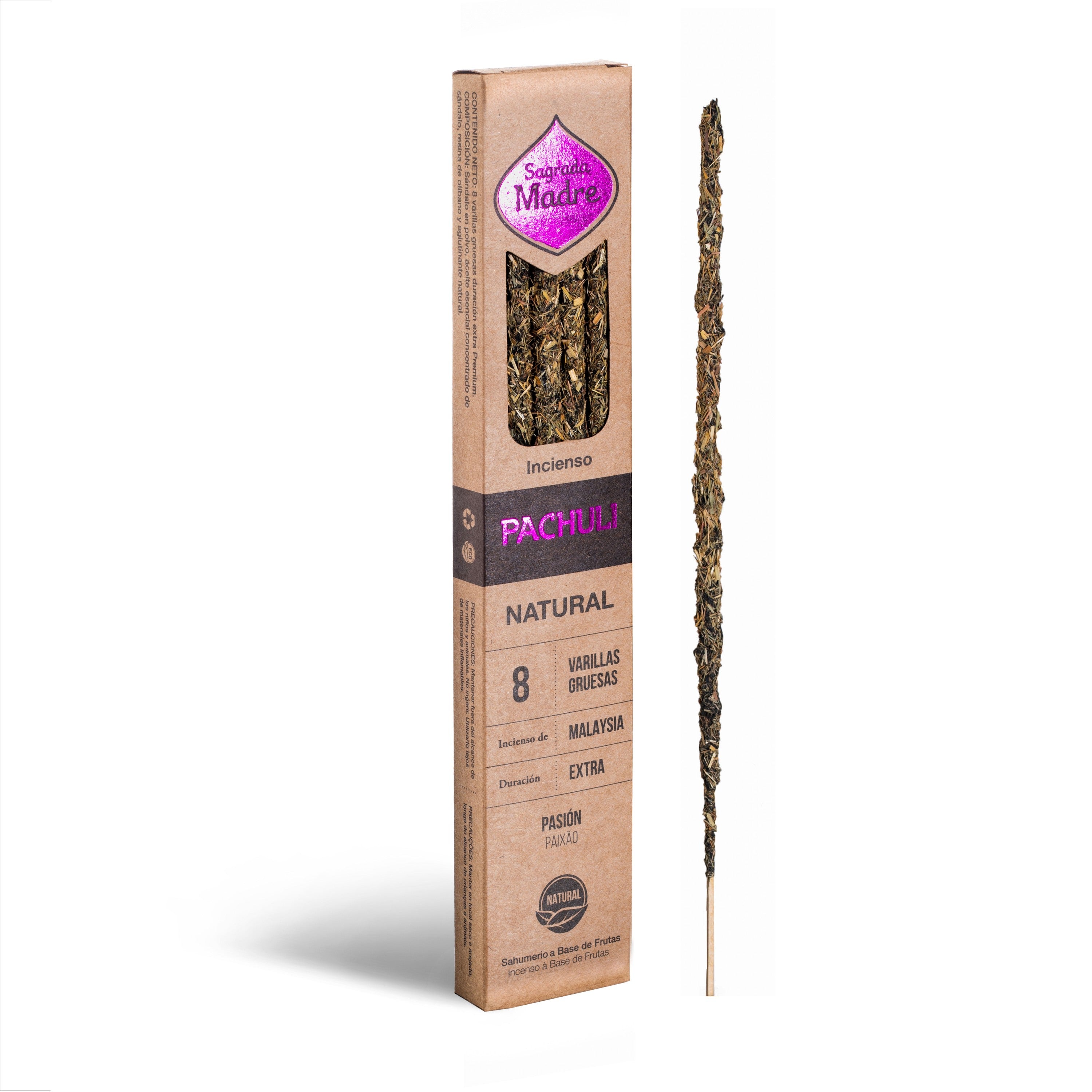 Sagrada Madre - Natural - Patchouli - Räucherstäbchen