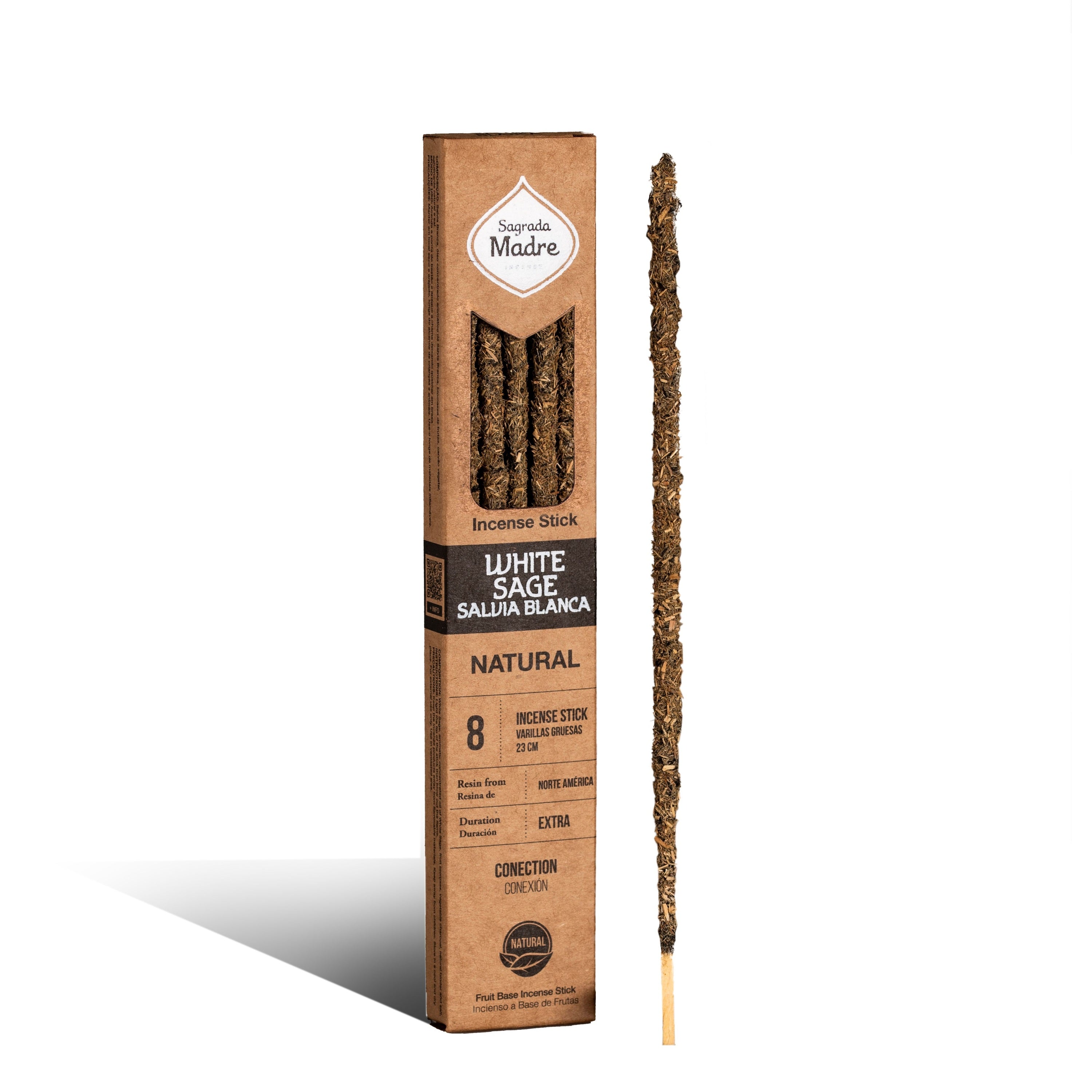 Sagrada Madre - Natural - Weißer Salbei - Räucherstäbchen