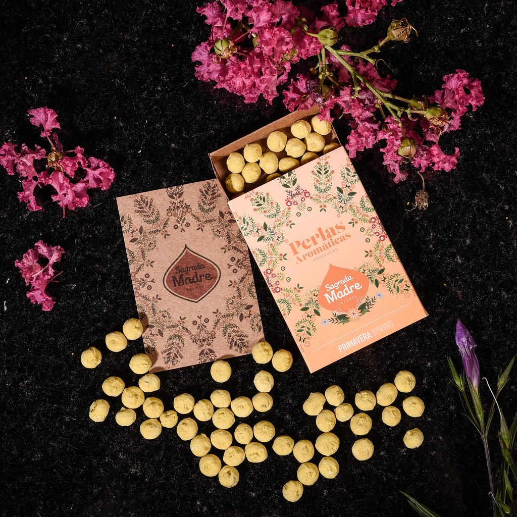 Sagrada Madre - Perlas Aromáticas - Frühlingsblüten - Duftperlen 40 Stk.