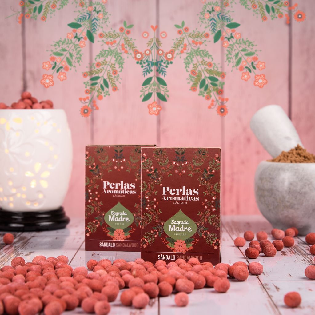 Sagrada Madre - Perlas Aromáticas - Sandelholz - Duftperlen 40 Stk.