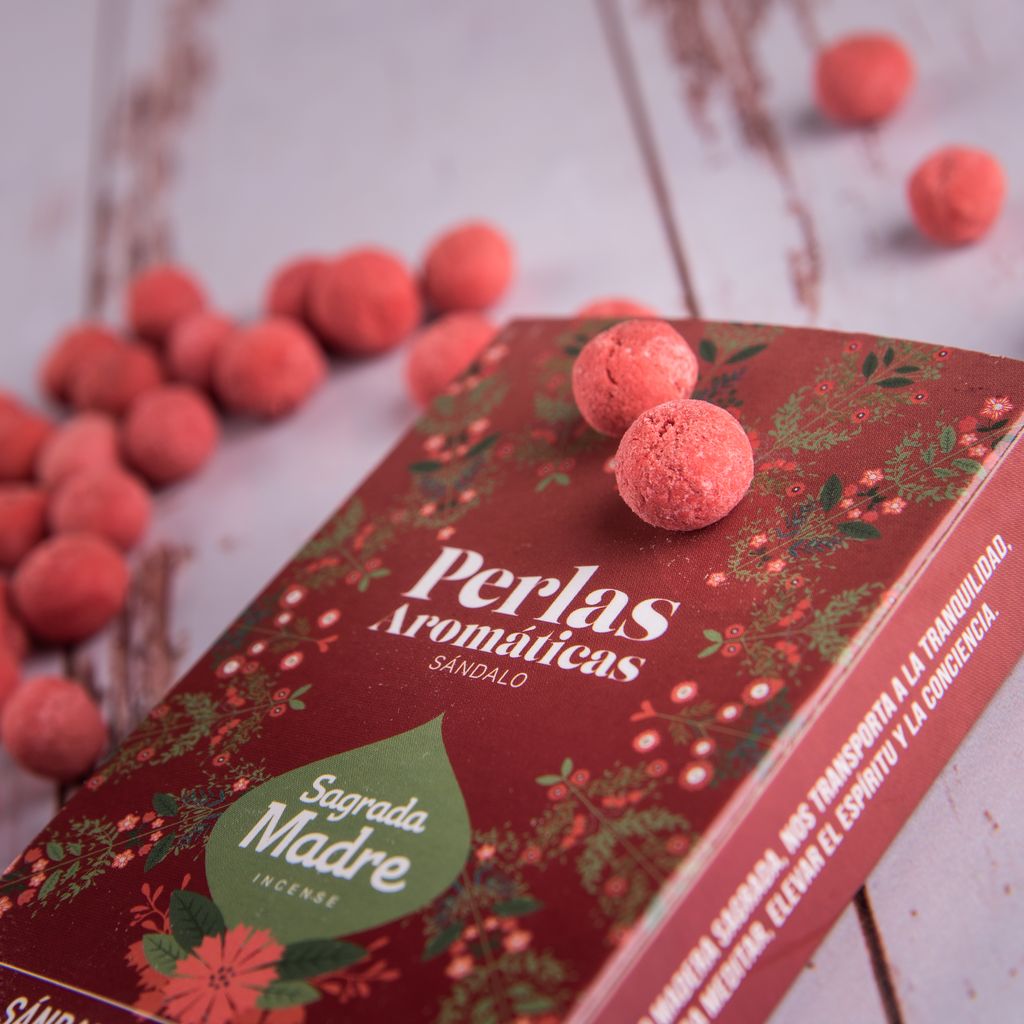 Sagrada Madre - Perlas Aromáticas - Sandelholz - Duftperlen 40 Stk.