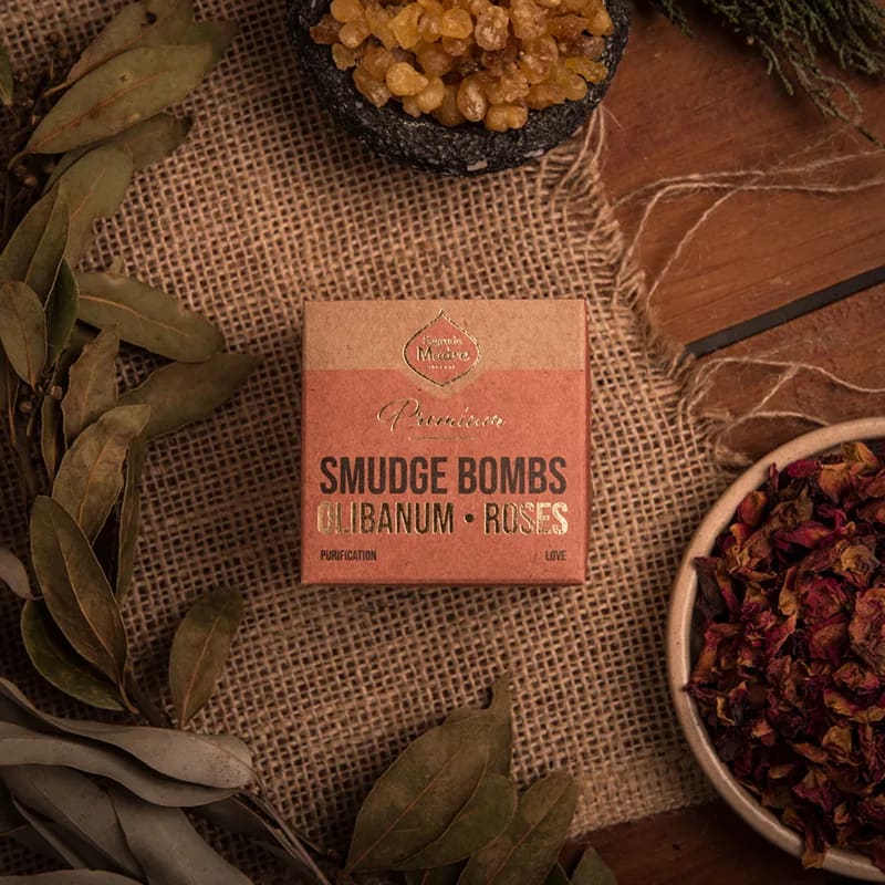 Sagrada Madre - Premium Smudge Bomb - Olibanum & Rose ca. 55 g