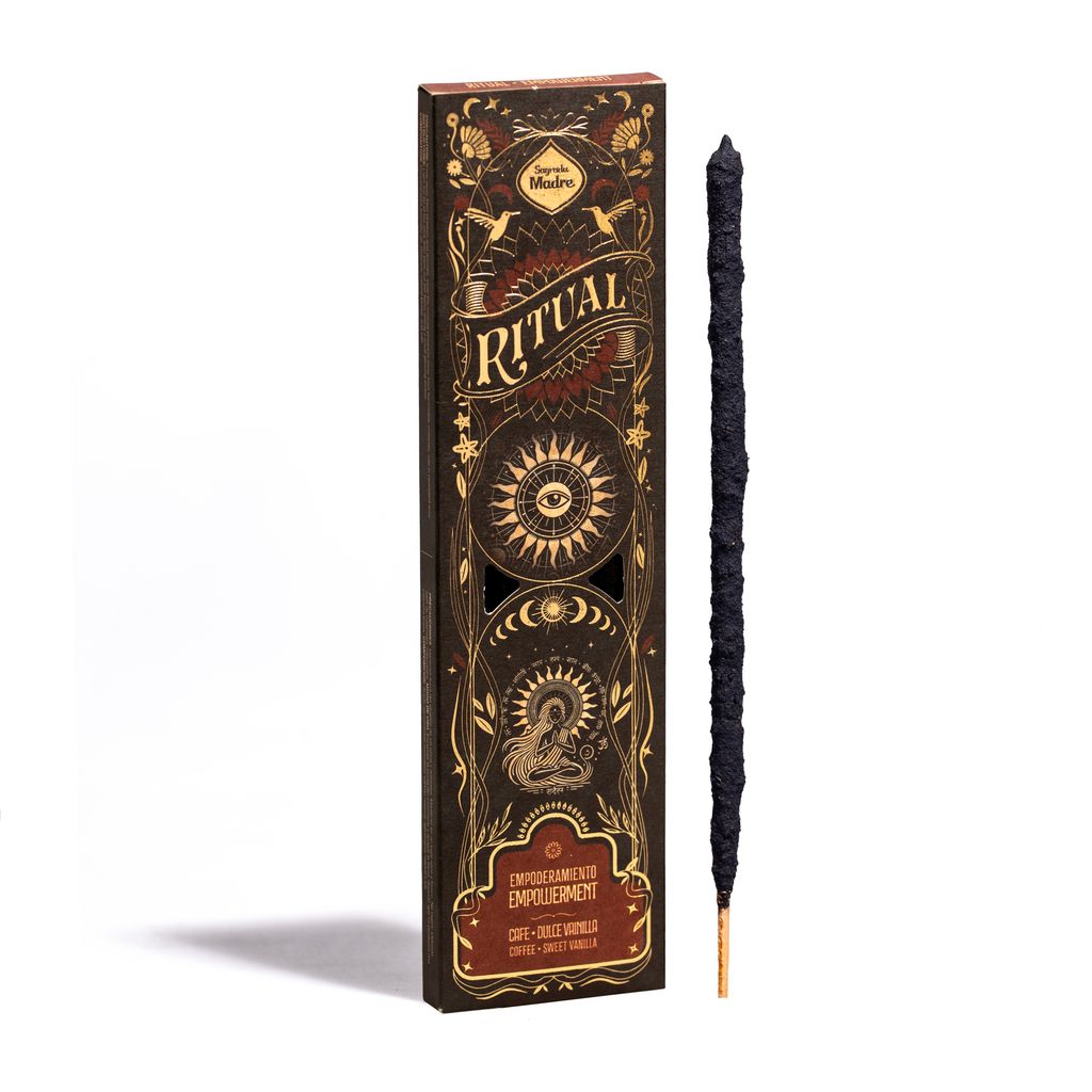 Sagrada Madre - Ritual - Empowerment (Selbstbestimmung) - Kaffee & süße Vanille - Räucherstäbchen - 6 Stk.