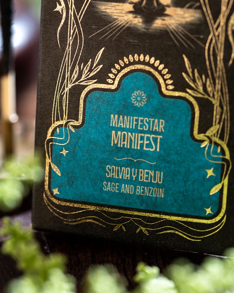 Sagrada Madre - Ritual - Manifest (Manifestieren) - Salbei & Benzoe - Räucherstäbchen - 6 Stk.