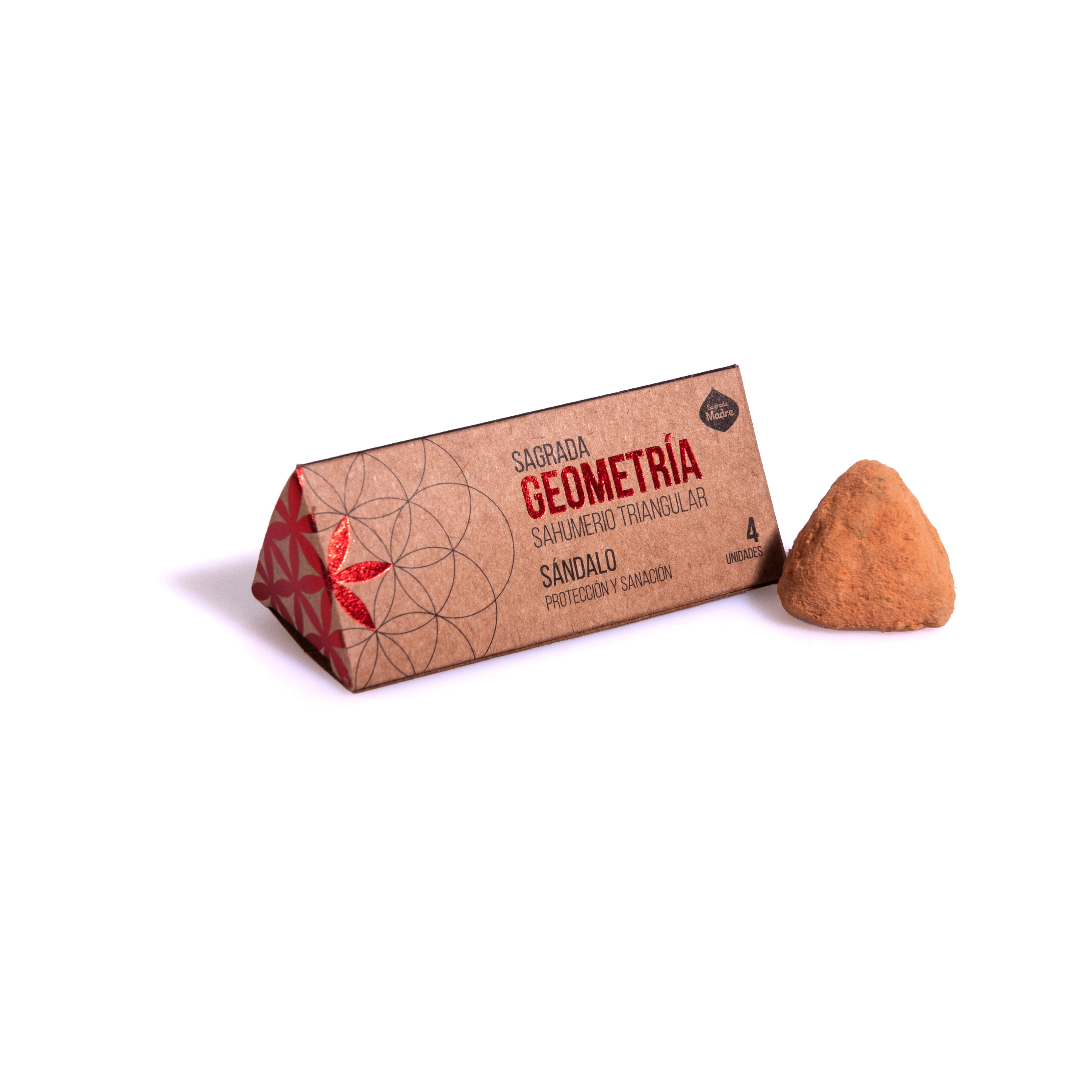 Sagrada Madre - Sacred Geometry - Dreieck-Räucherkegel - Sandelholz