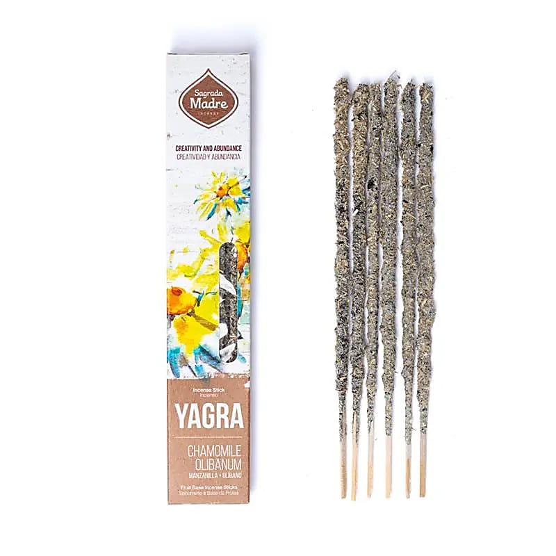 Sagrada Madre - Yagra - Kamille & Olibanum - Räucherstäbchen ca. 20 g