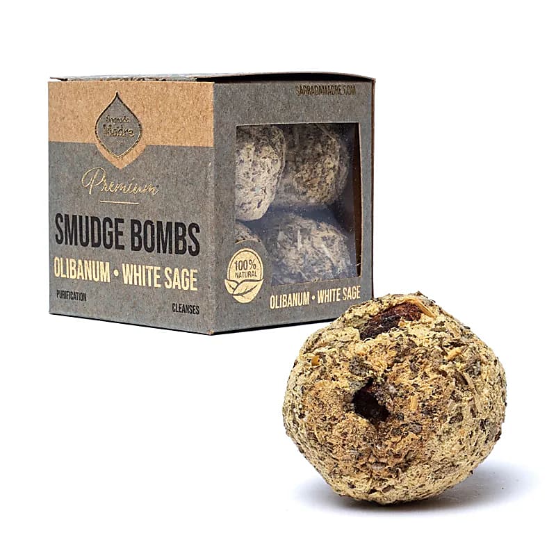 Sagrada Madre - Premium Smudge Bomb - Olibanum & Weißer Salbei ca. 55 g