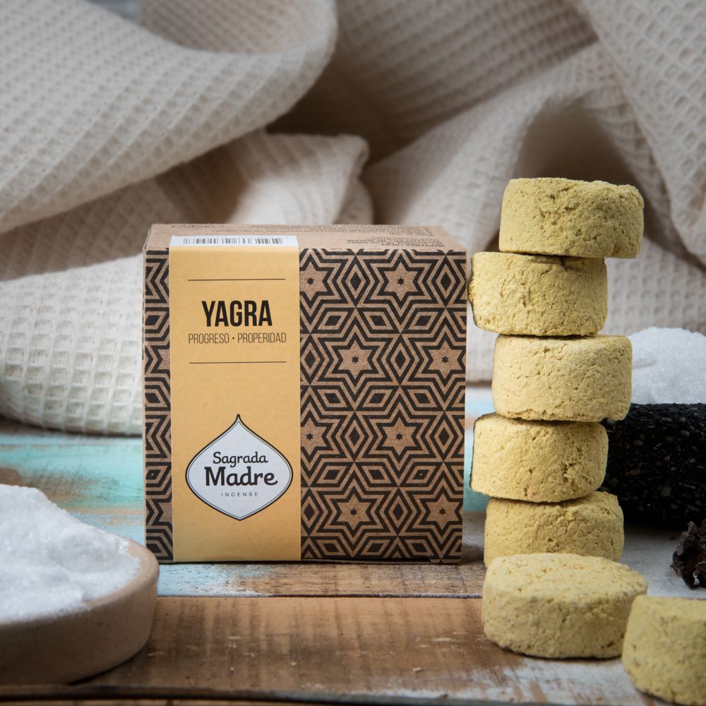 Sagrada Madre – Bomba Carbón - Aktiv-Räucherkohle - Yagra - 12 Stk.