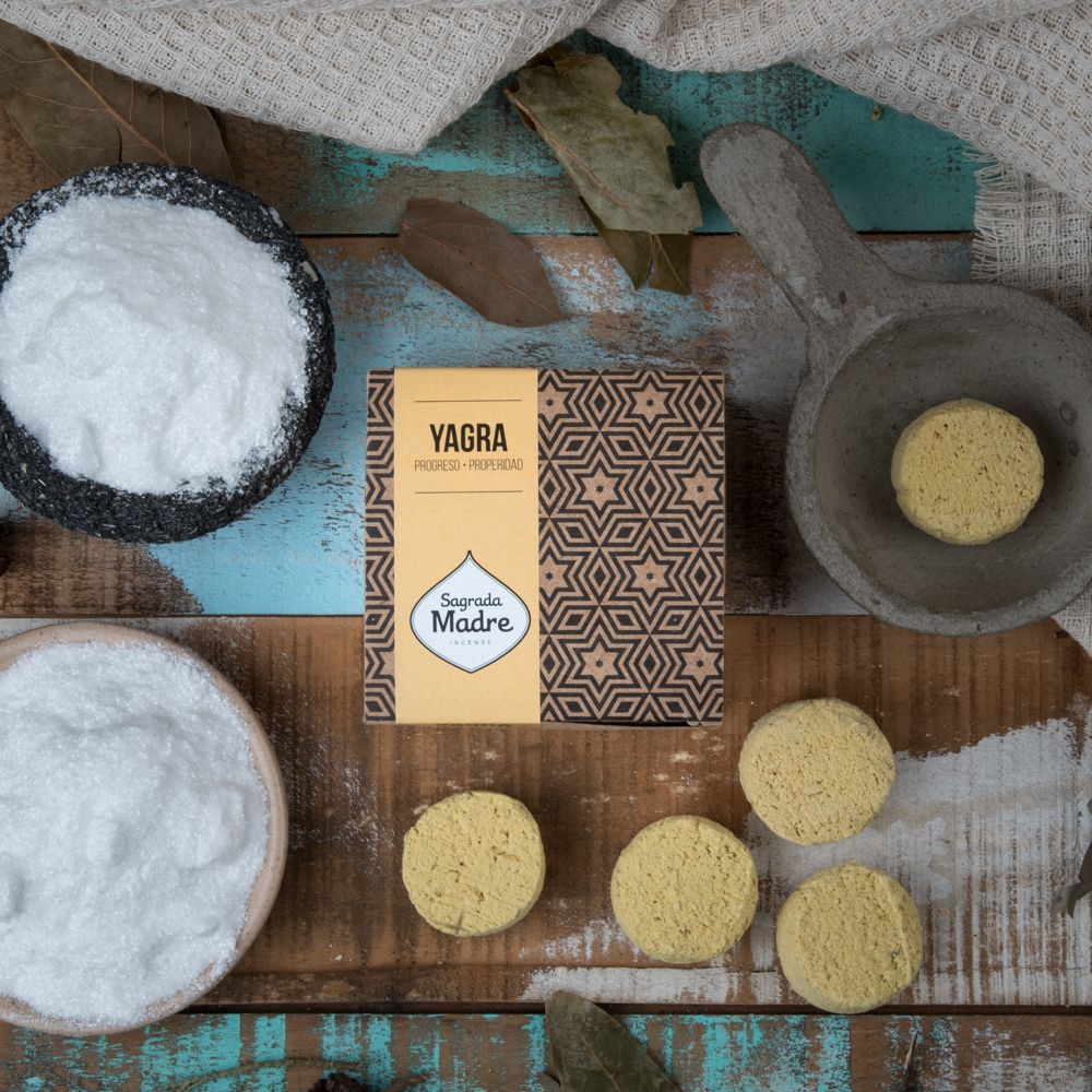 Sagrada Madre – Bomba Carbón - Aktiv-Räucherkohle - Yagra - 12 Stk.