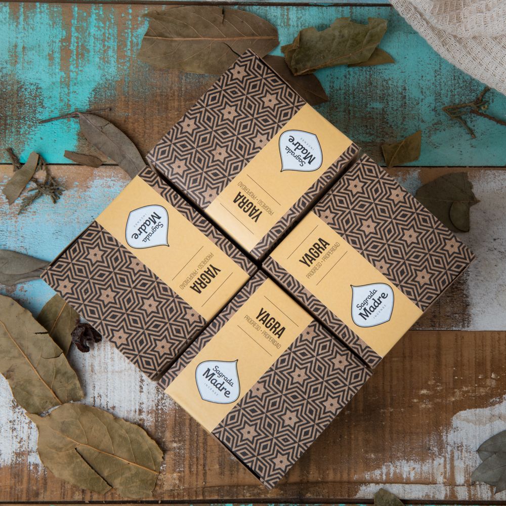 Sagrada Madre – Bomba Carbón - Aktiv-Räucherkohle - Yagra - 12 Stk.