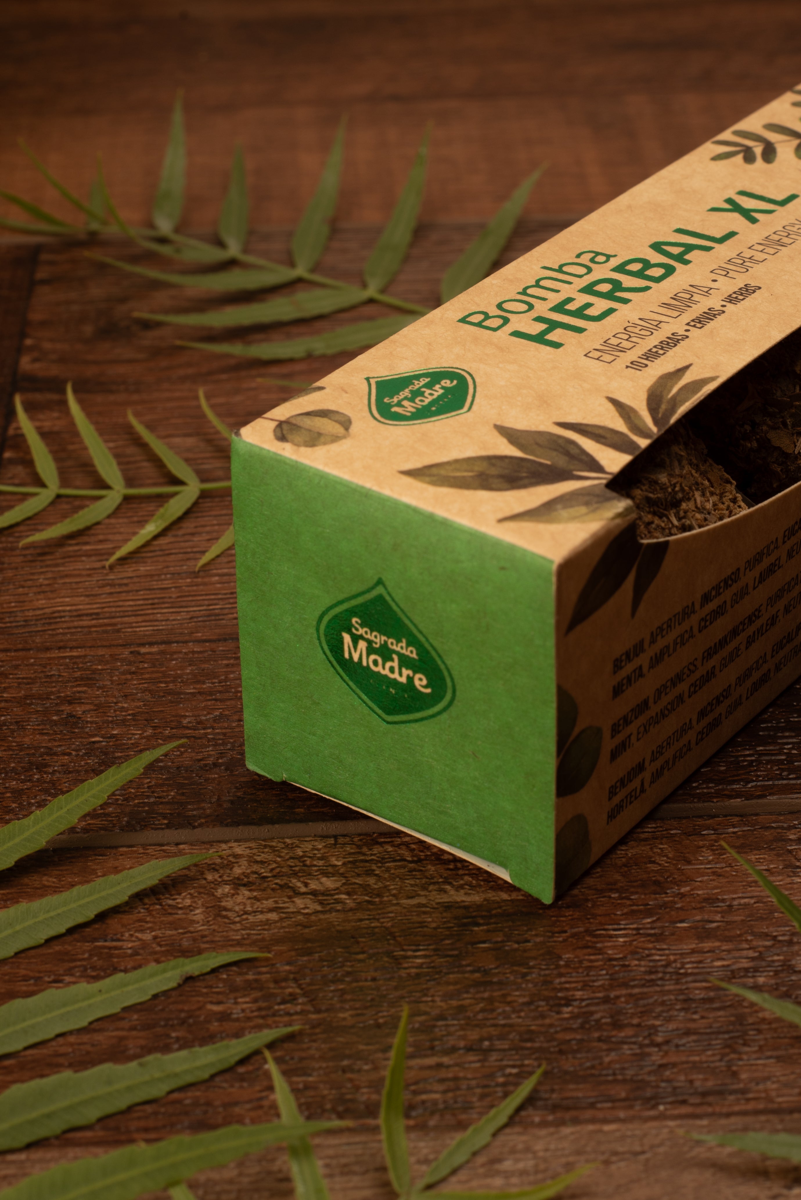 Sagrada Madre – Bomba Herbal XL - Kräuter-Räucherkugeln - Klare Energie - 3 Stk. XL