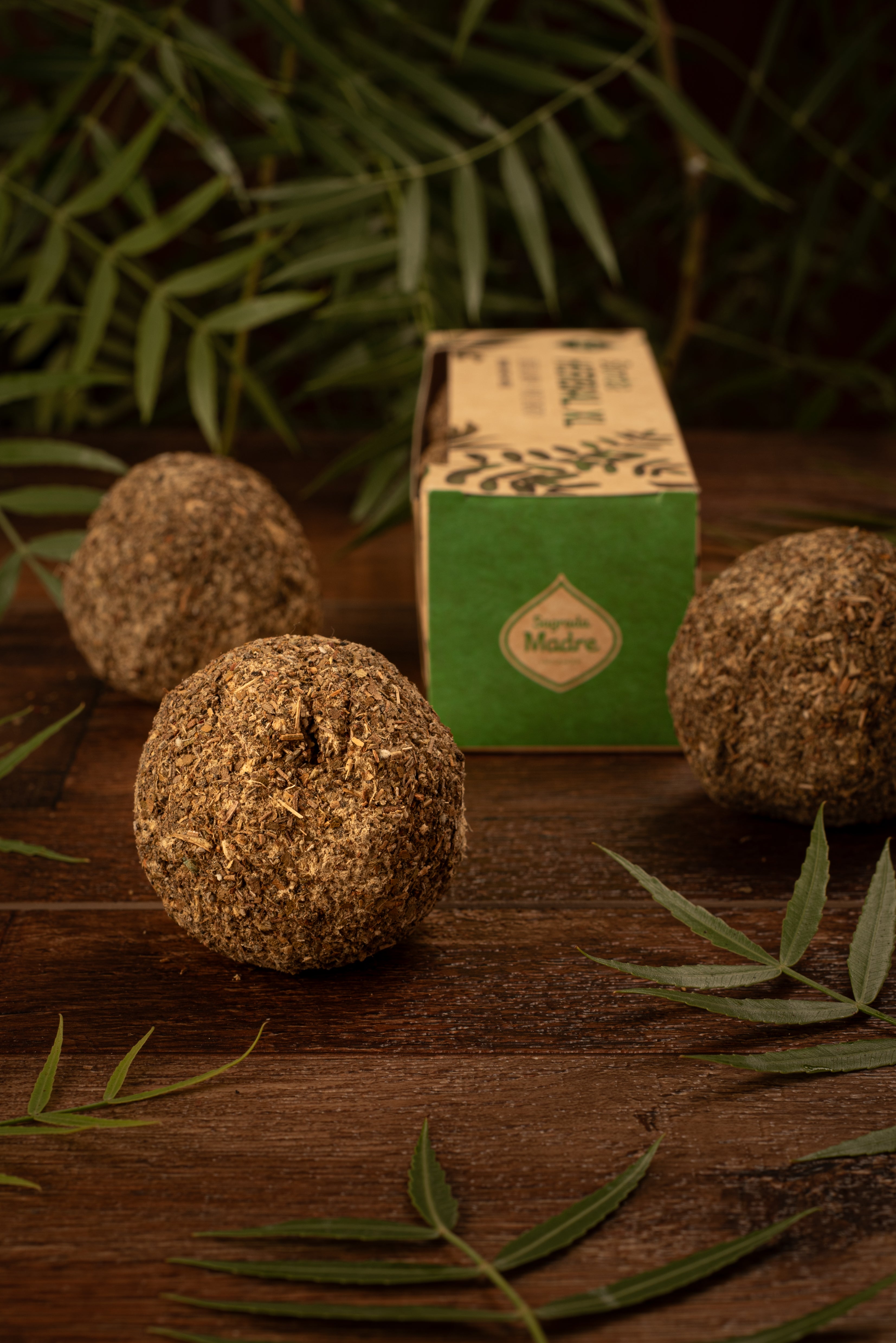 Sagrada Madre – Bomba Herbal XL - Kräuter-Räucherkugeln - Klare Energie - 3 Stk. XL