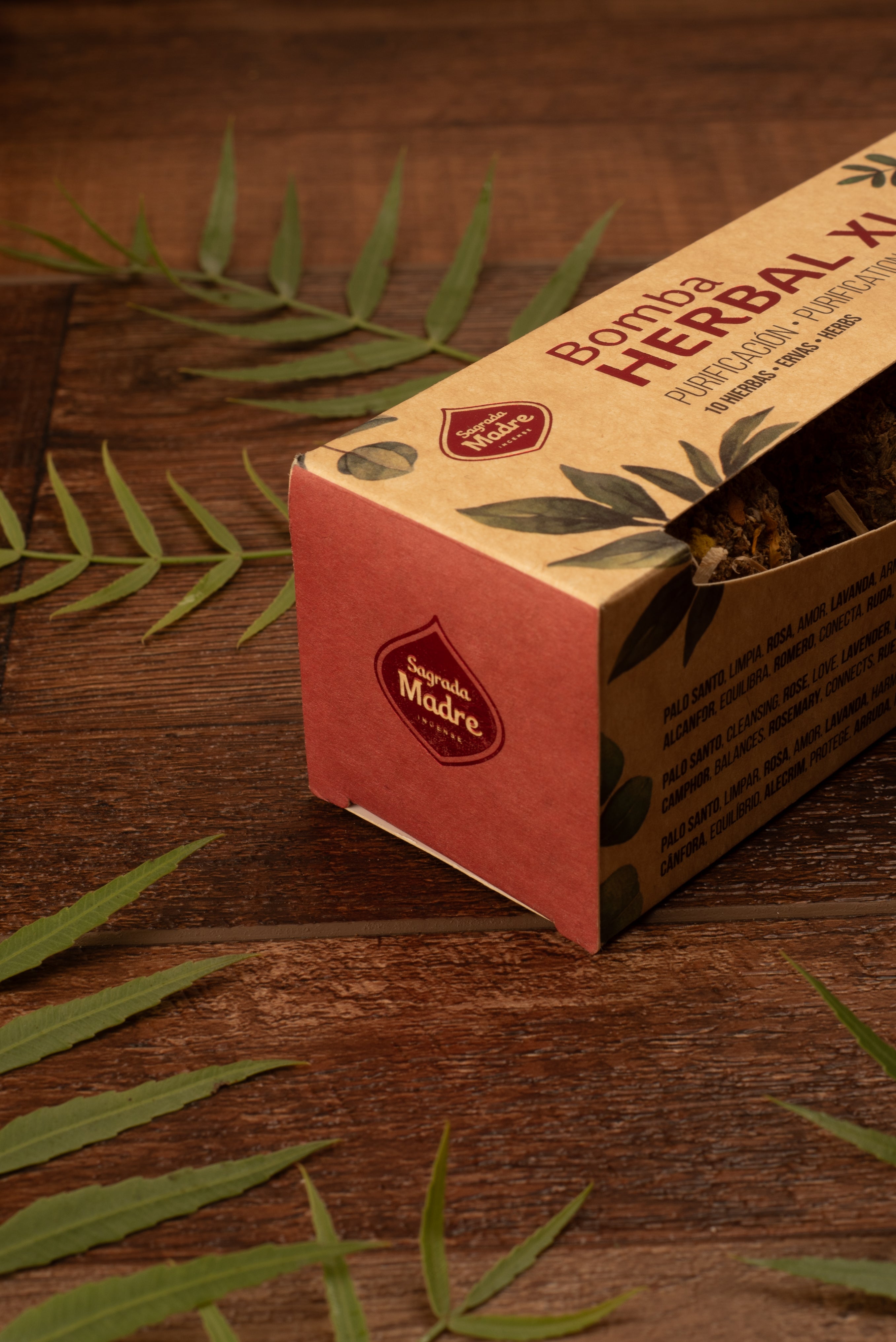 Sagrada Madre – Bomba Herbal XL - Kräuter-Räucherkugeln - Reinigung - 3 Stk. XL