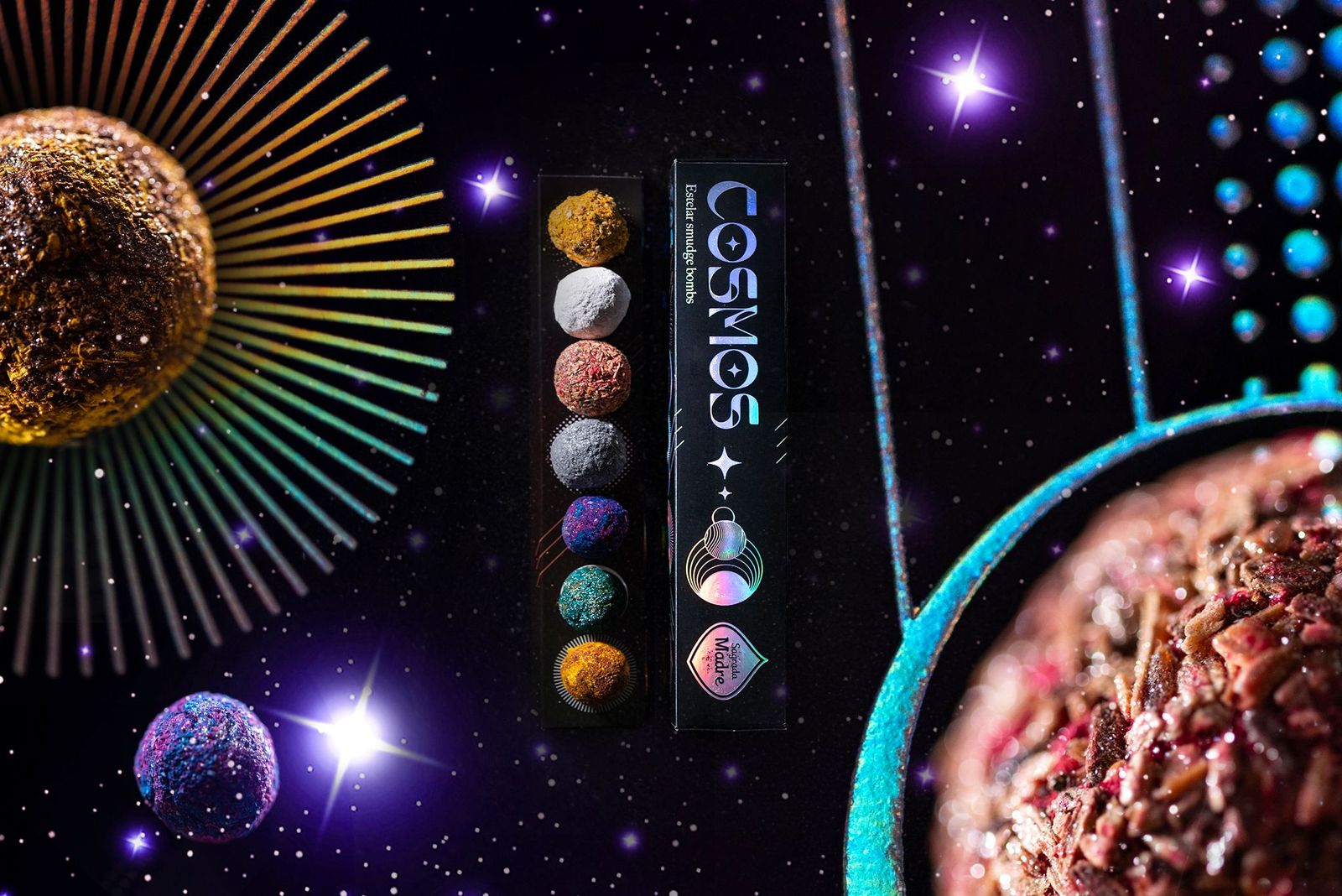 Sagrada Madre – Bombita - Cosmos - 7 Räucherkugeln