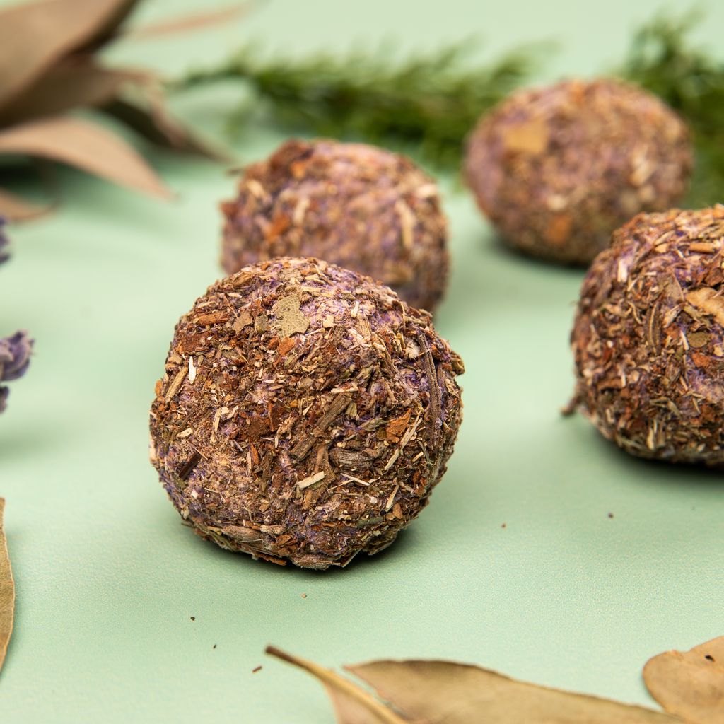 Sagrada Madre – Bombita Herbal - Räucherkugeln - 7 Kräfte - 4 Stk.