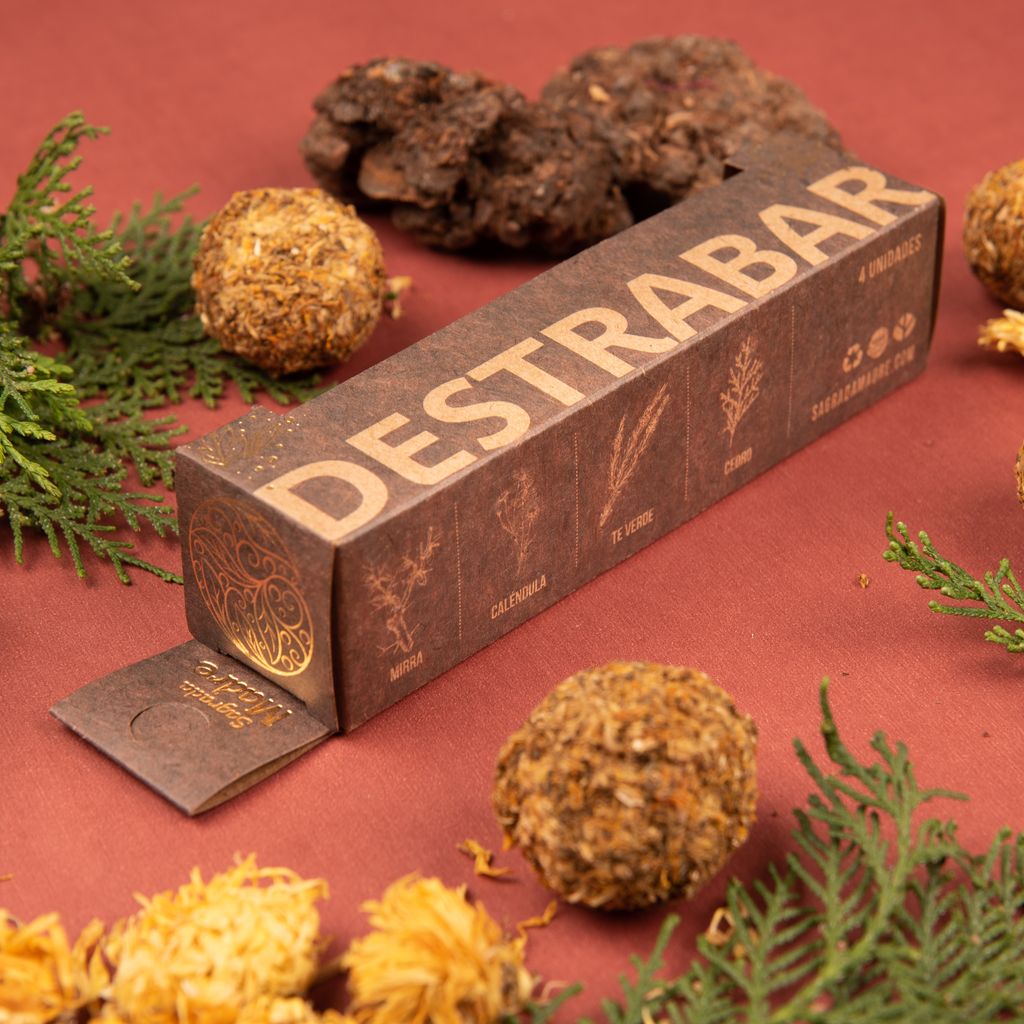 Sagrada Madre – Bombita Herbal - Räucherkugeln - Befreiung - 4 Stk.