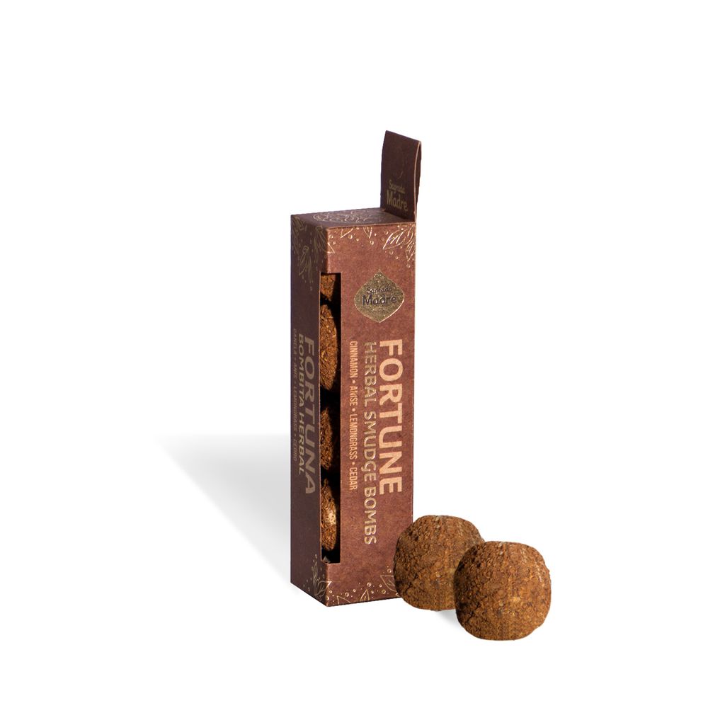 Sagrada Madre – Bombita Herbal - Räucherkugeln - Glück - 4 Stk.