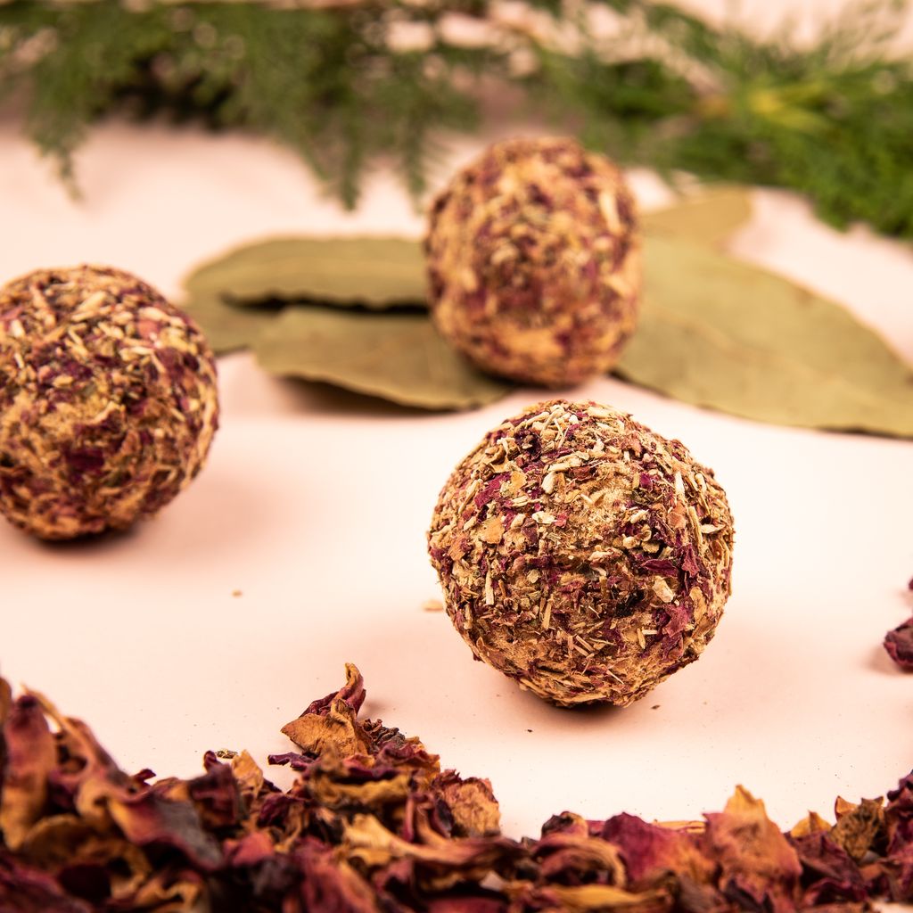 Sagrada Madre – Bombita Herbal - Räucherkugeln - Liebe - 4 Stk.