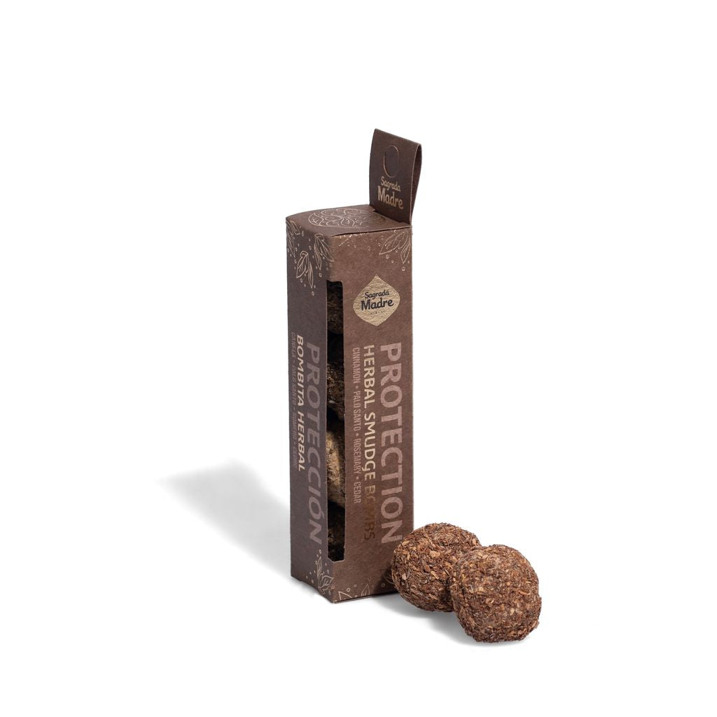 Sagrada Madre – Bombita Herbal - Räucherkugeln - Schutz - 4 Stk.