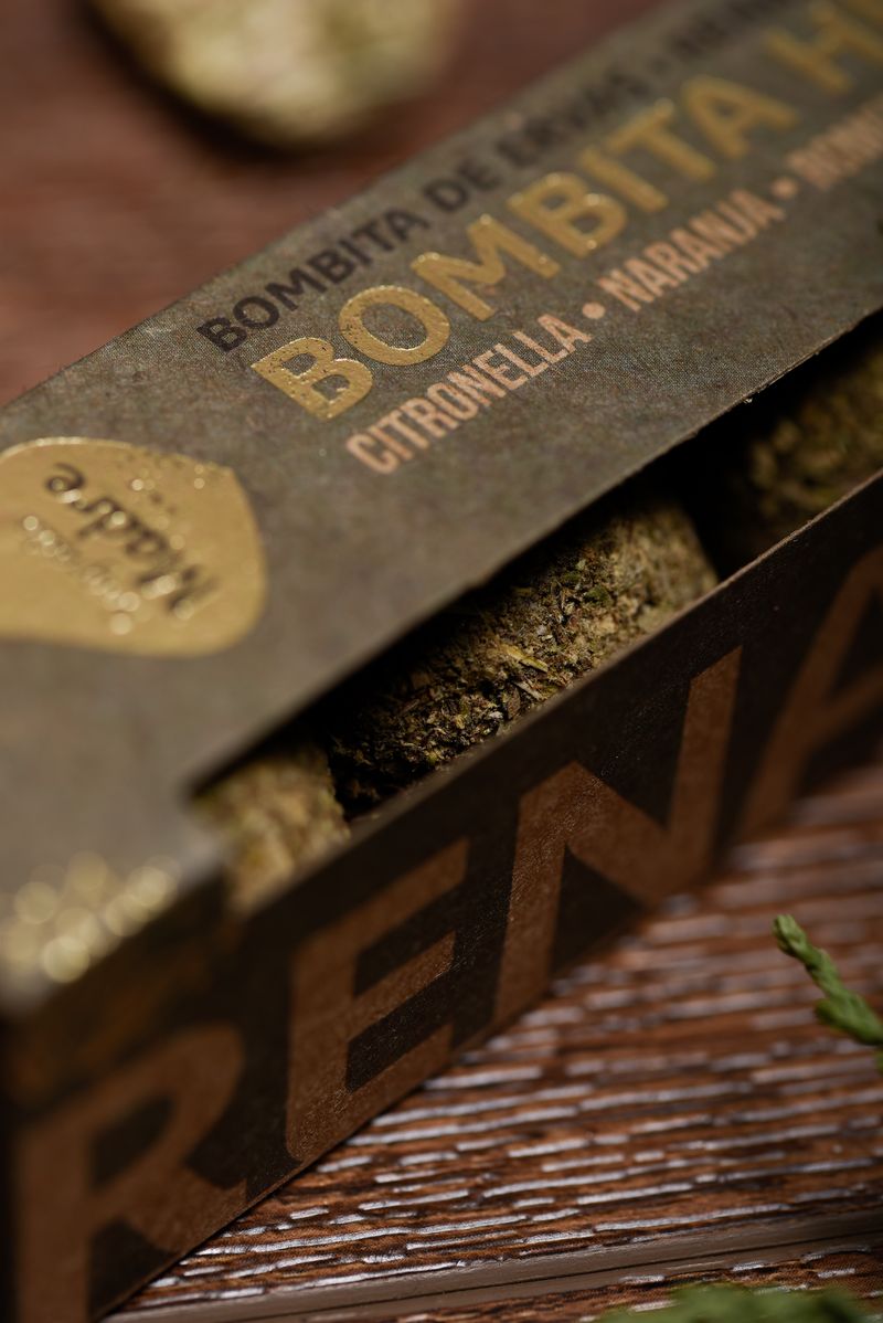 Sagrada Madre – Bombita Herbal - Räucherkugeln - Wiedergeburt - 4 Stk.