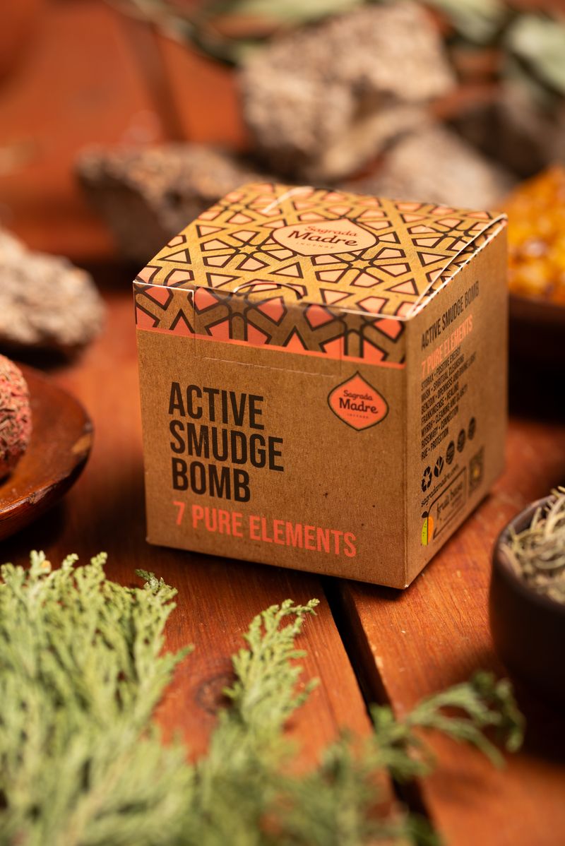 Sagrada Madre – Bombitas - Aktiv Räucherkugeln - 7 Elemente – 8 Stk.