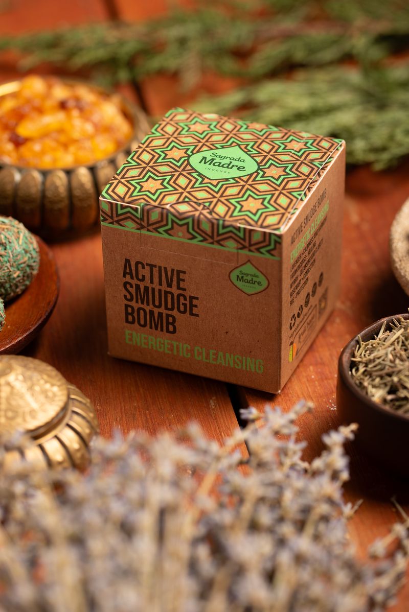 Sagrada Madre – Bombitas - Aktiv Räucherkugeln - Energetische Reinigung – 8 Stk.