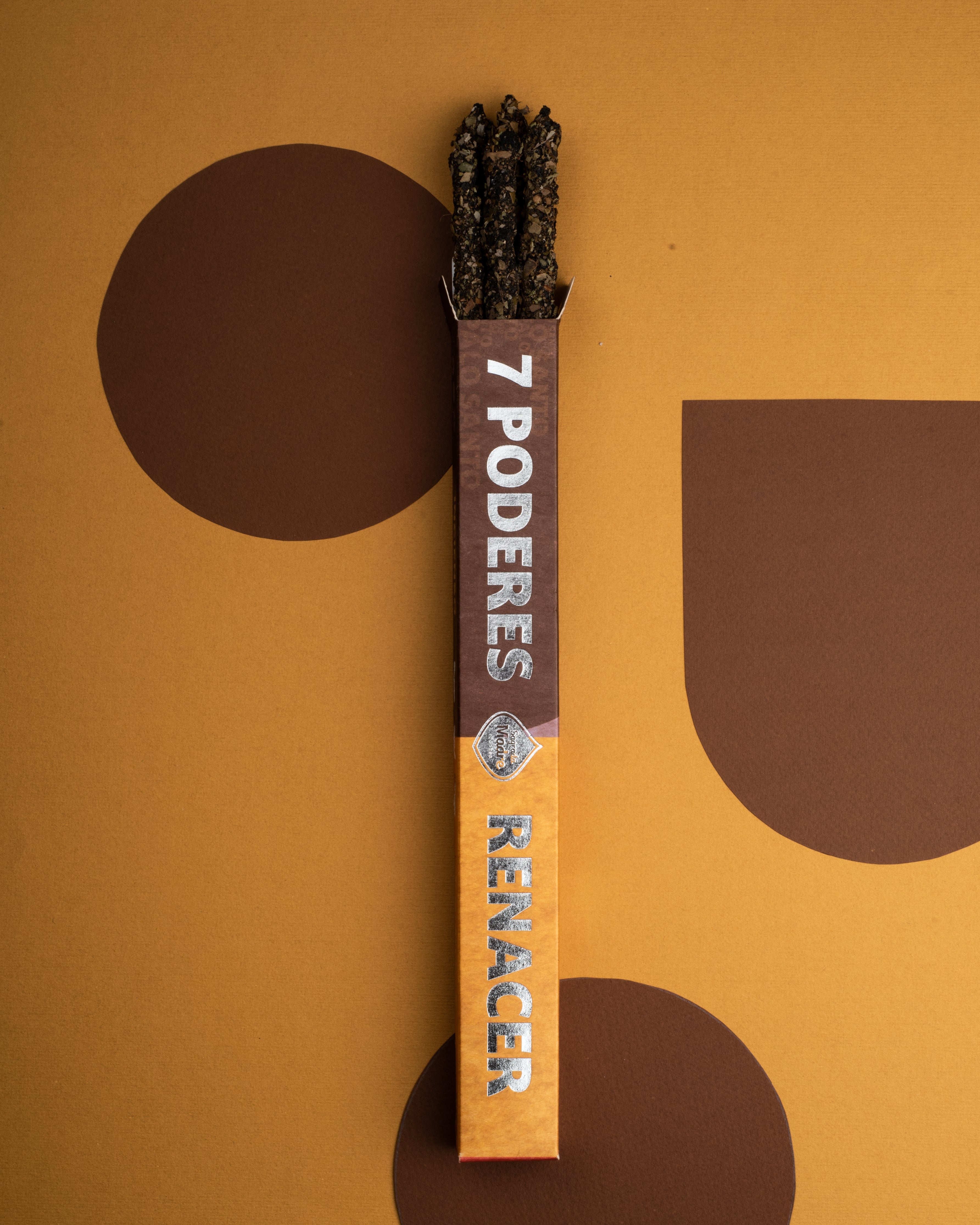 Sagrada Madre – DUO Räucherstäbchen - 7 Kräfte & Neuanfang - Weihrauch & Kräuter - 6 Stk.