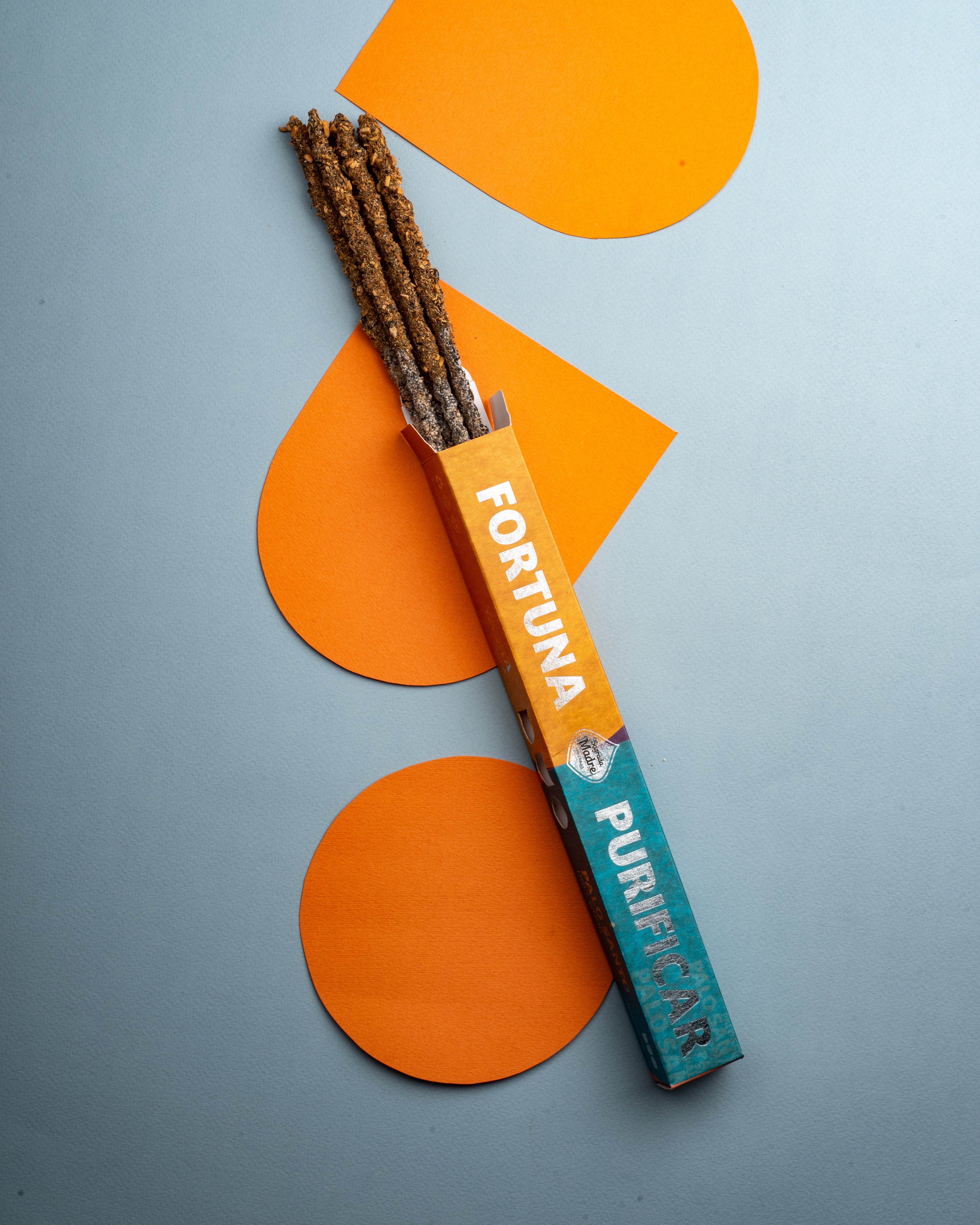 Sagrada Madre – DUO Räucherstäbchen - Glück & Reinigung - Yagra & Palo Santo - 6 Stk.