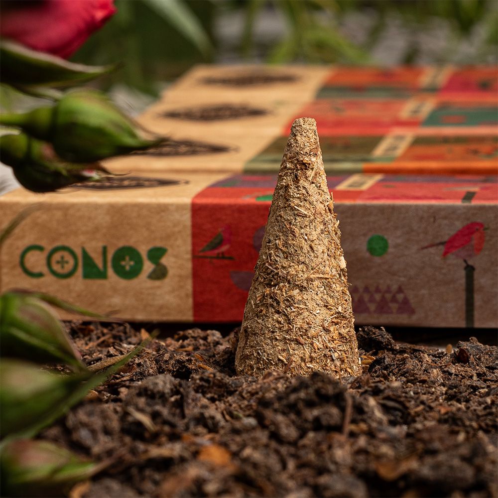 Sagrada Madre – Räucherkegel - Patchouli & Palo Santo - Harmonie - 8 Stk.