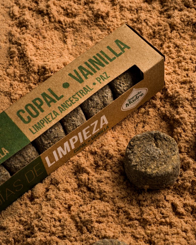 Sagrada Madre – Räucherpastillen „7 Tage Reinigung" - Copal & Vanille - 7 Stk.