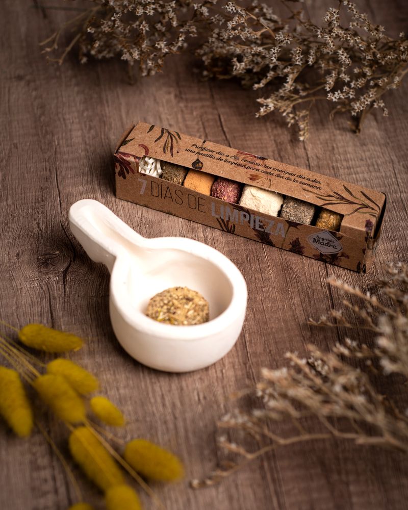 Sagrada Madre – Räucherpastillen „7 Tage Reinigung" - Mix - 7 Stk.