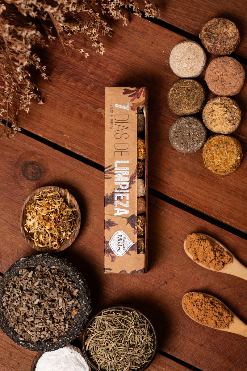 Sagrada Madre – Räucherpastillen „7 Tage Reinigung" - Mix - 7 Stk.