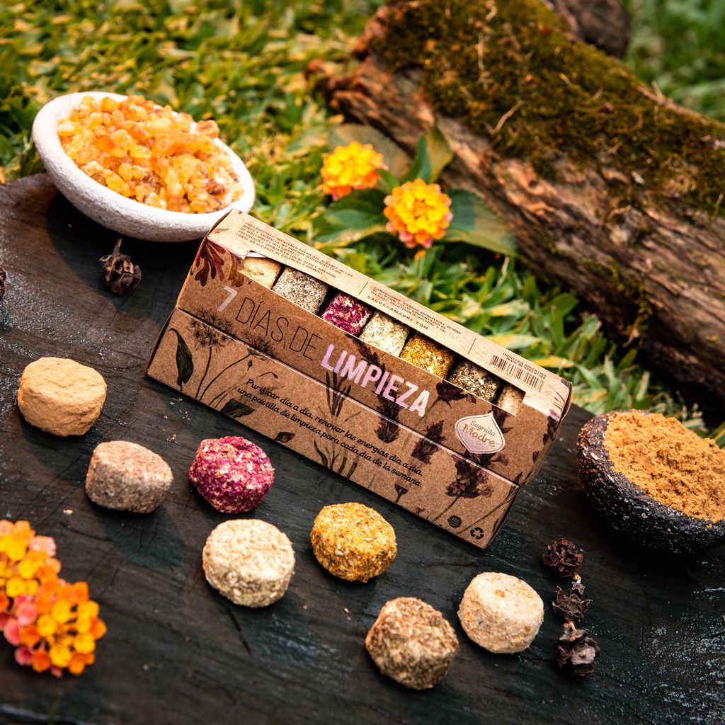 Sagrada Madre – Räucherpastillen „7 Tage Reinigung" - Mix - 7 Stk.