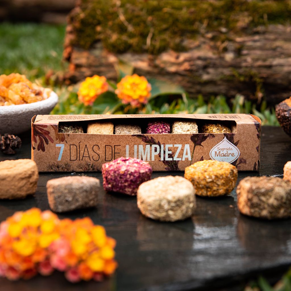 Sagrada Madre – Räucherpastillen „7 Tage Reinigung" - Mix - 7 Stk.