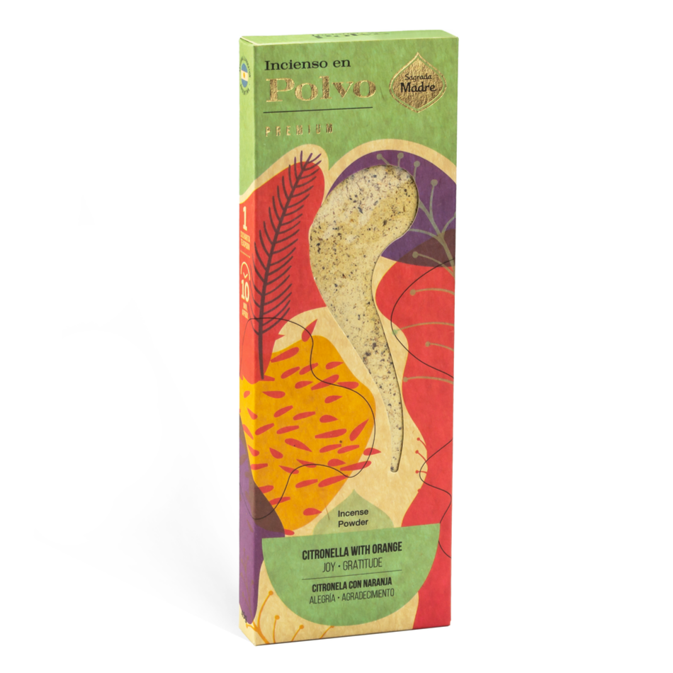 Sagrada Madre – Räucherpulver „Citronella & Orange“ - 45 g