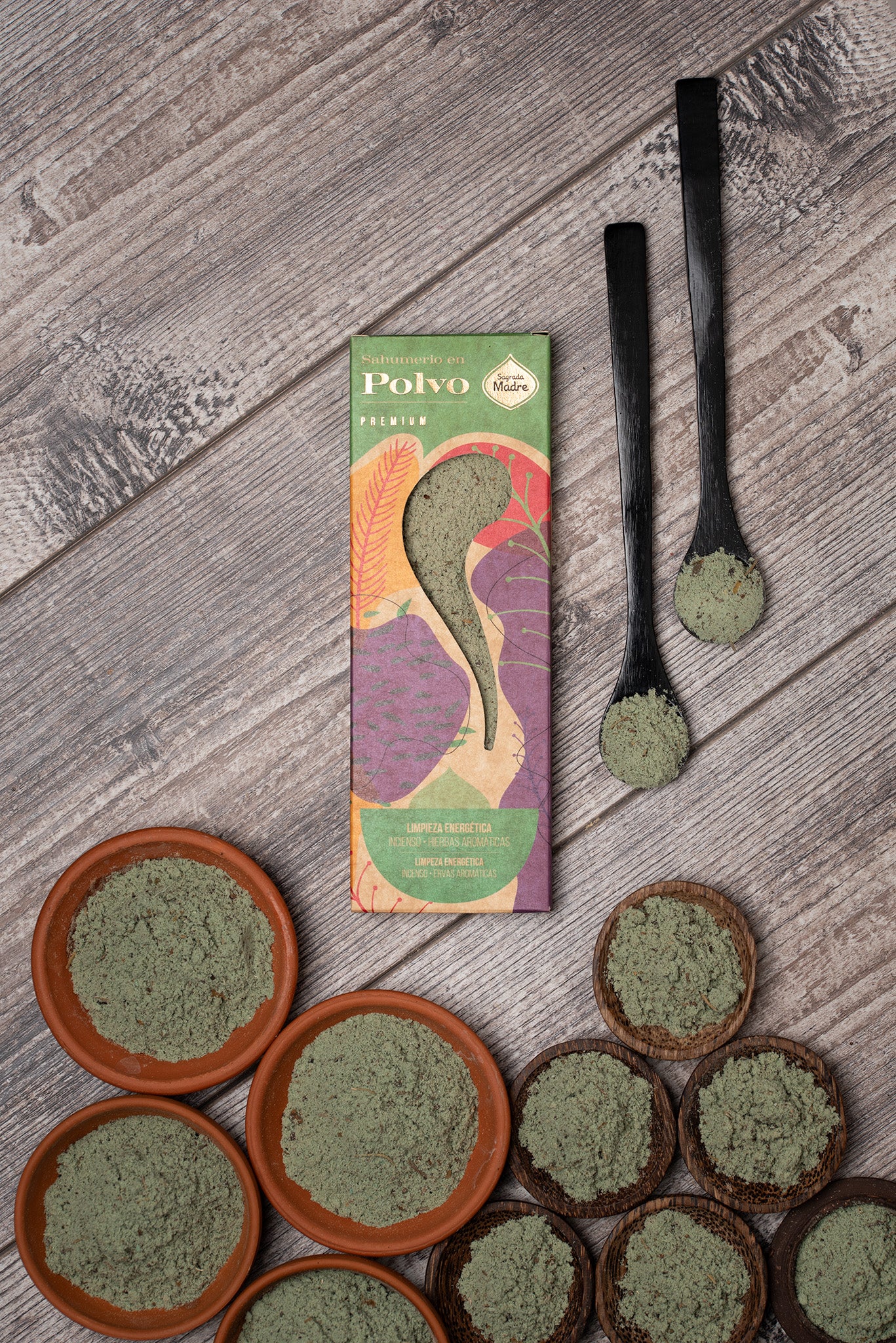 Sagrada Madre – Räucherpulver „Energetische Reinigung“ - 45 g