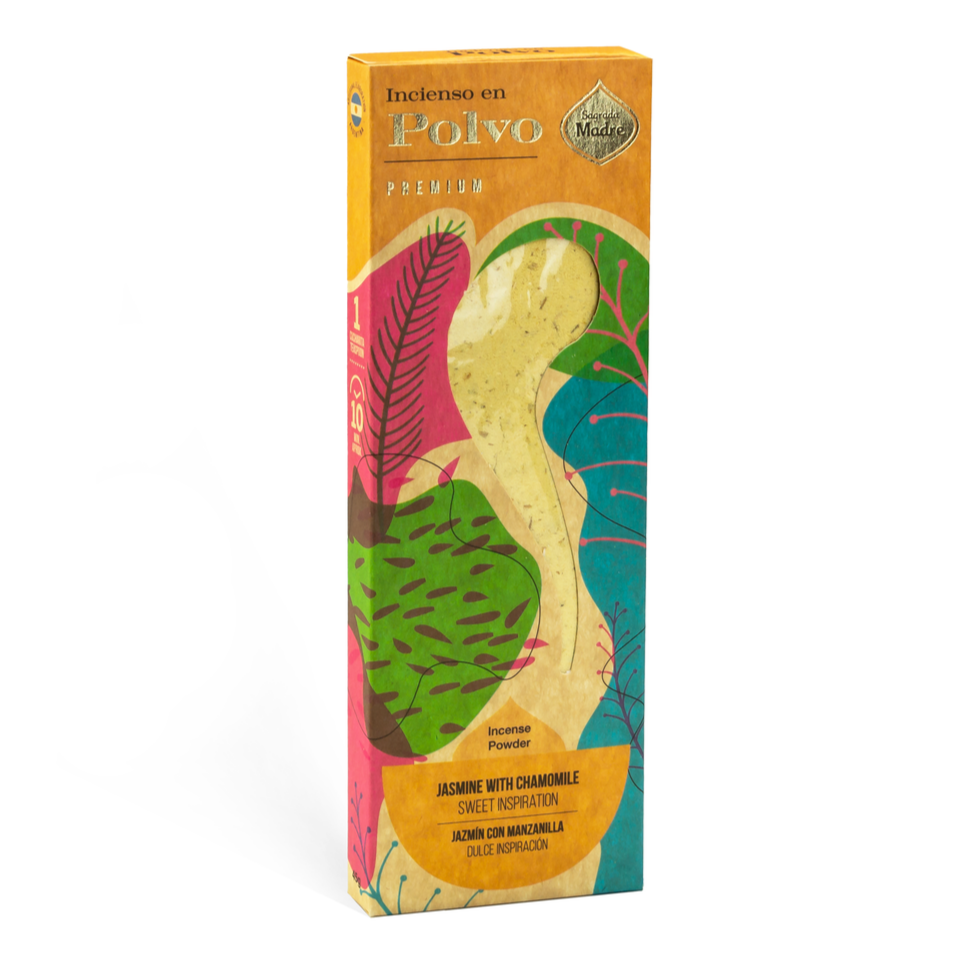 Sagrada Madre – Räucherpulver „Jasmin & Kamille“ - 45 g
