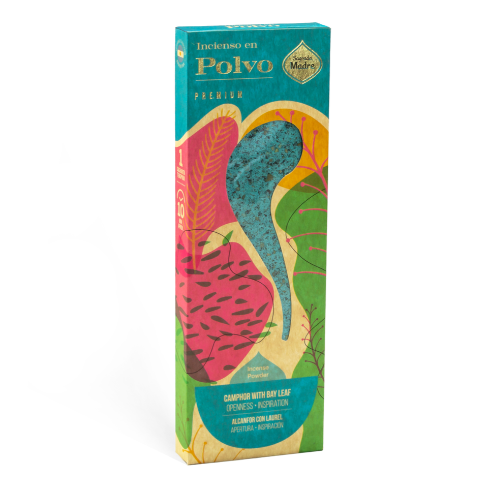 Sagrada Madre – Räucherpulver „Kampfer & Lorbeer“ - 45 g