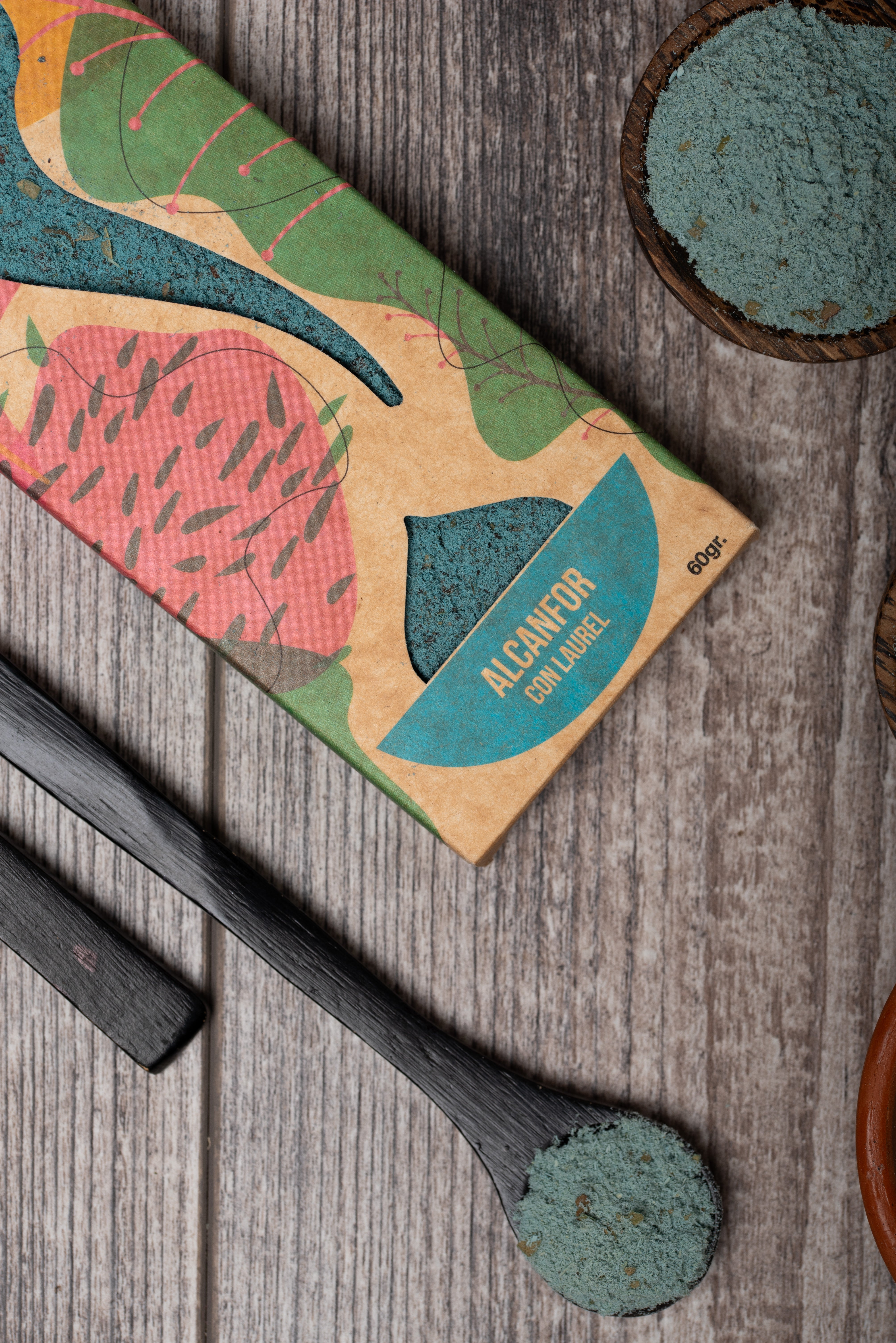 Sagrada Madre – Räucherpulver „Kampfer & Lorbeer“ - 45 g