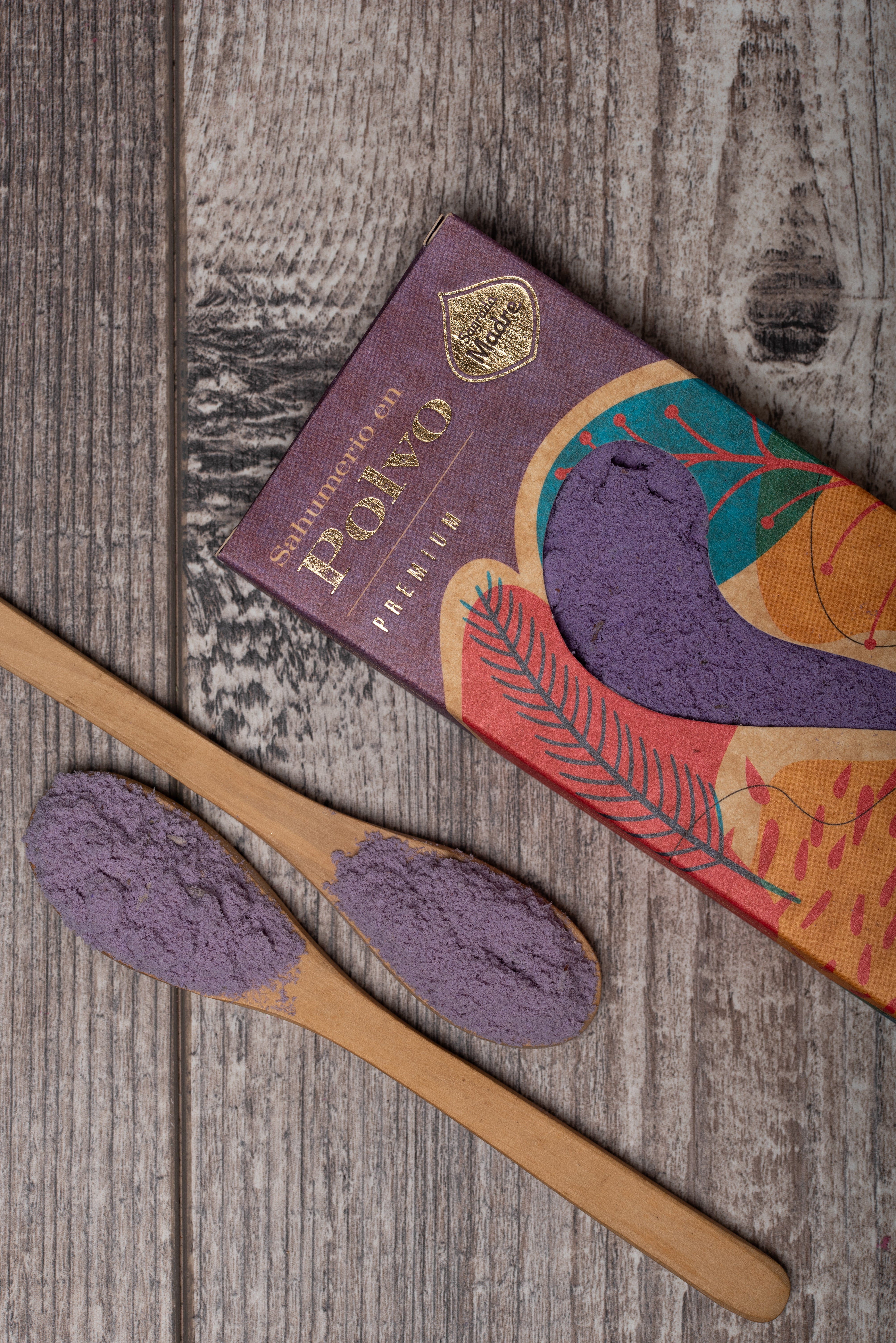 Sagrada Madre – Räucherpulver „Lavendel mit Lavendelblüten“ - 45 g