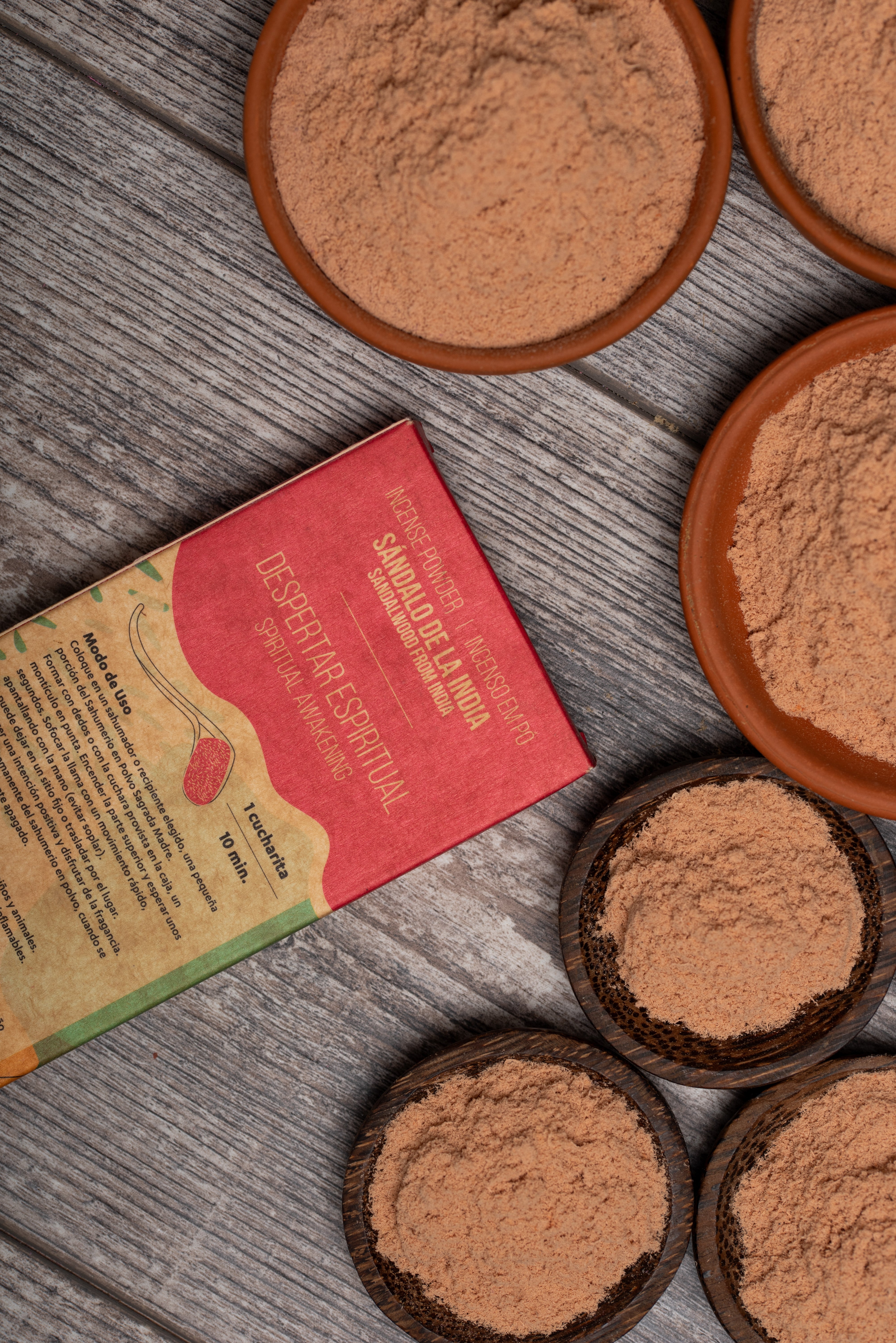 Sagrada Madre – Räucherpulver „Sandelholz aus Indien“ - 45 g