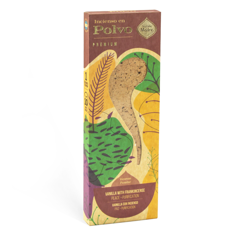 Sagrada Madre – Räucherpulver „Vanille & Weihrauch“ - 45 g