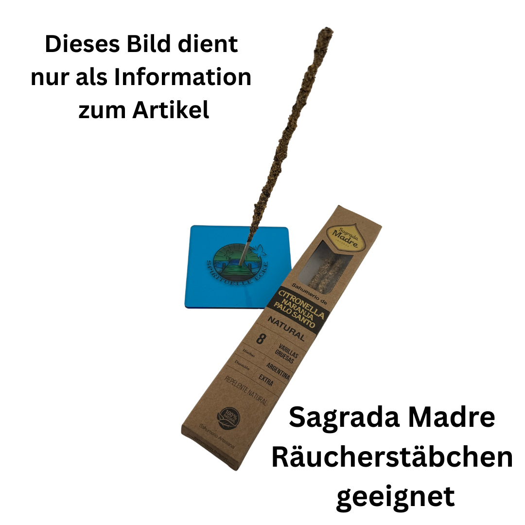 Ahnenschädel – Motiv 2 | Abstrakter Räucherstäbchenhalter aus Acryl - 10 × 10 cm