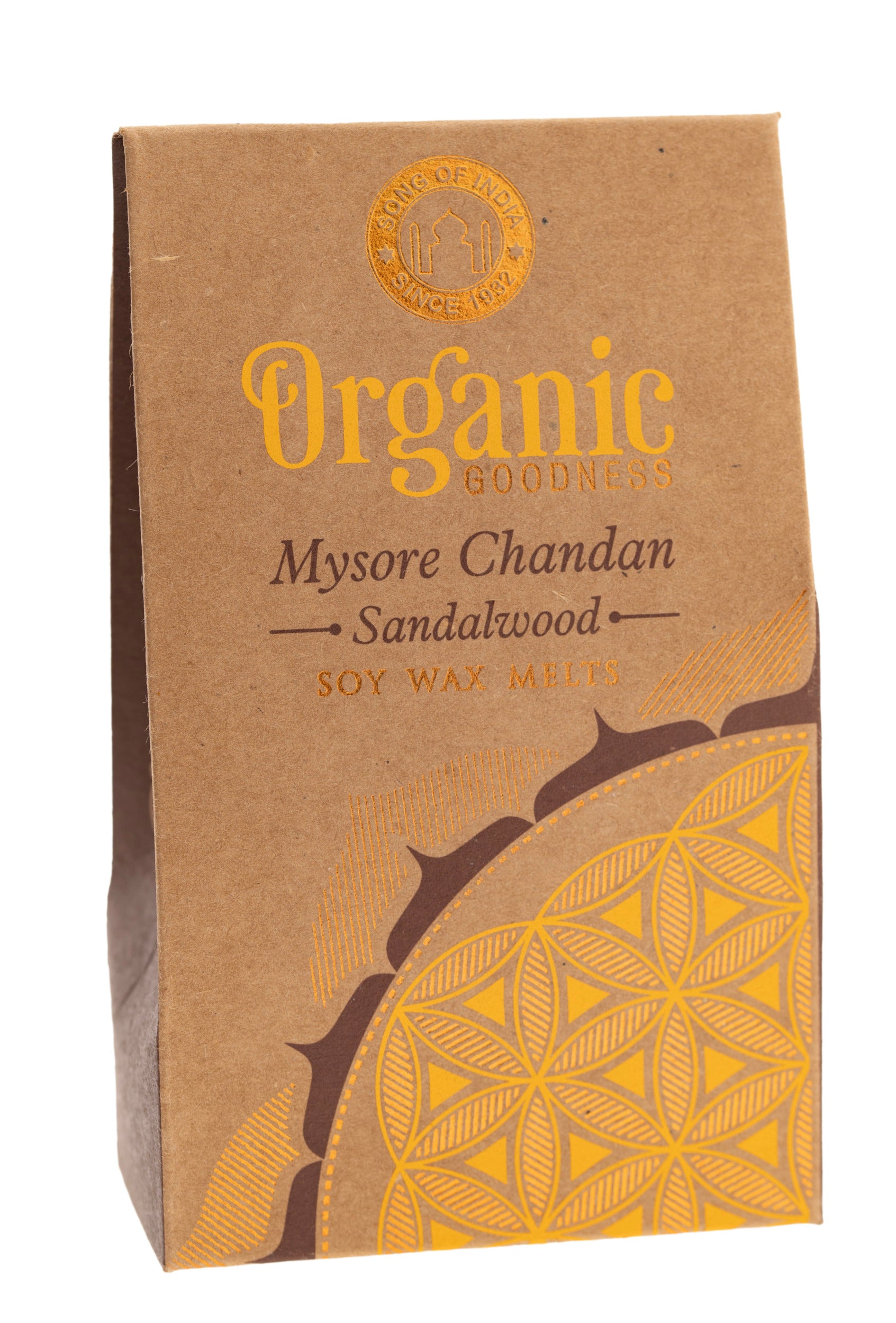 Sandelholz - Wachstaler - Blume des Lebens - für Aromalampen