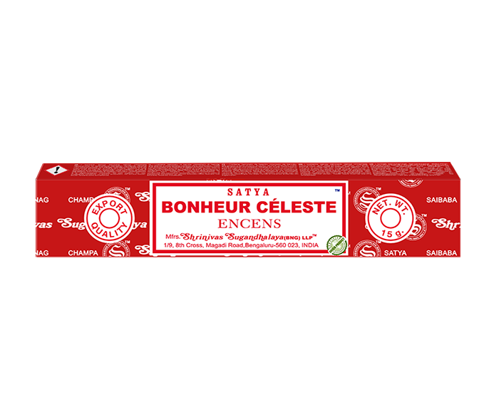 Satya - Celestial Bliss (Himmlische Seligkeit) – Räucherstäbchen – 15 g Schachtel (ca. 12–15 Stäbchen)