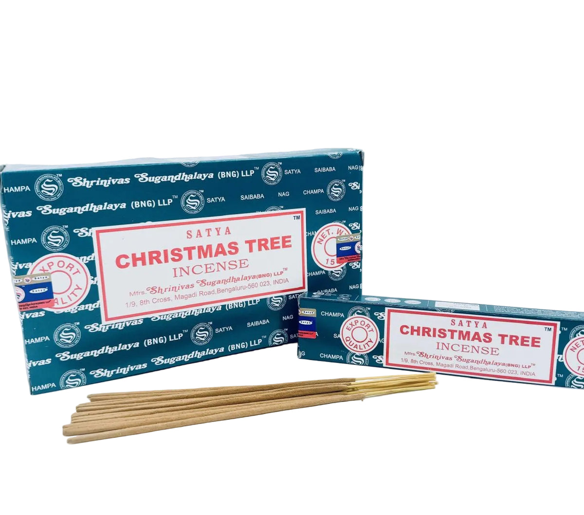 Satya - Christmas Tree (Weihnachtsbaum) - Räucherstäbchen – 15 g Schachtel (ca. 12–15 Stäbchen)