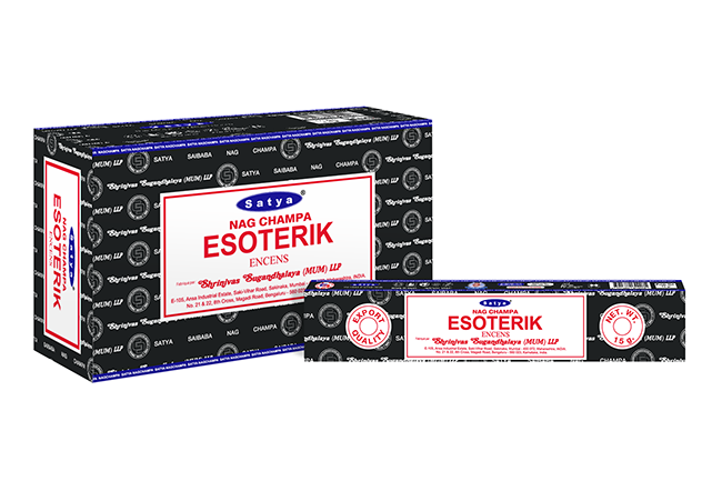 Satya - Esoterik – Räucherstäbchen – 15 g Schachtel (ca. 12–15 Stäbchen)
